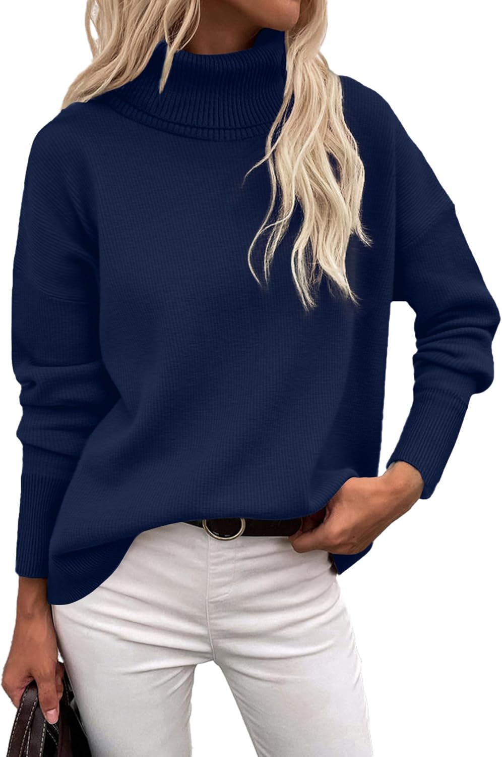 Zeagoo Women's Turtleneck Sweater for Trendy Fall Style
