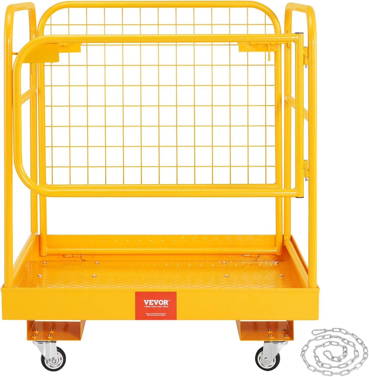 VEVOR Forklift Safety Cage for Aerial Jobs - 1200 lbs Capacity