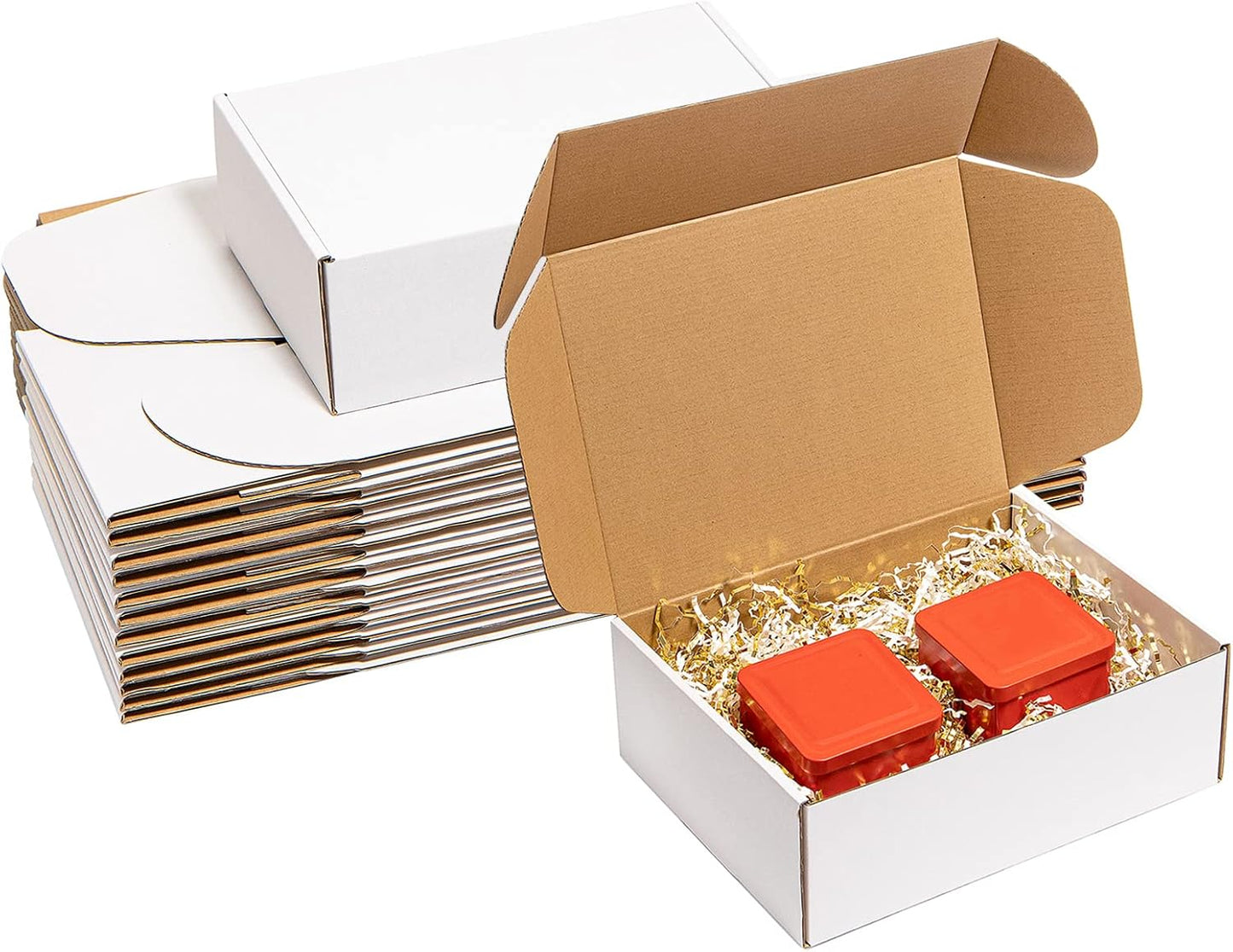 Shipping Boxes 12x9x4 Inches - 25 Pack Corrugated Cardboard
