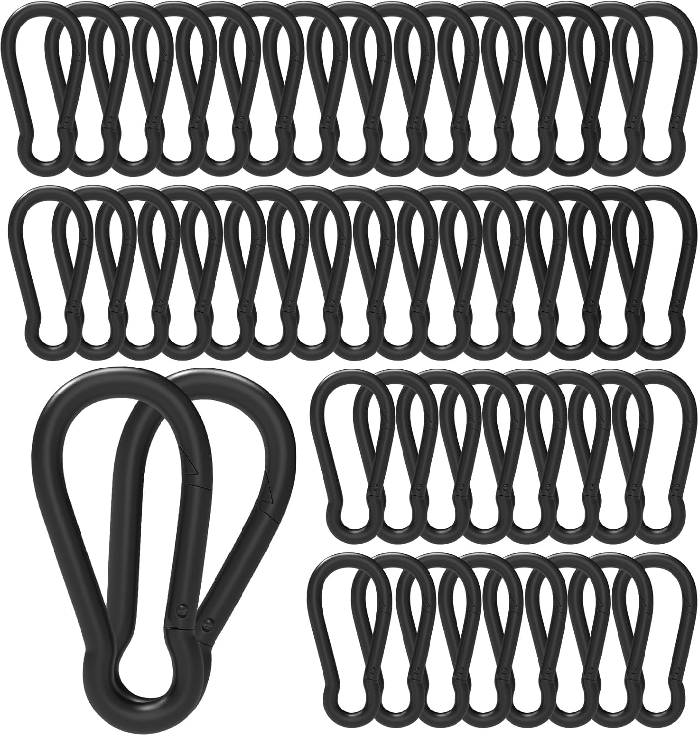 Heavy Duty Carabiner Clips for Outdoor Activities and Gym Use