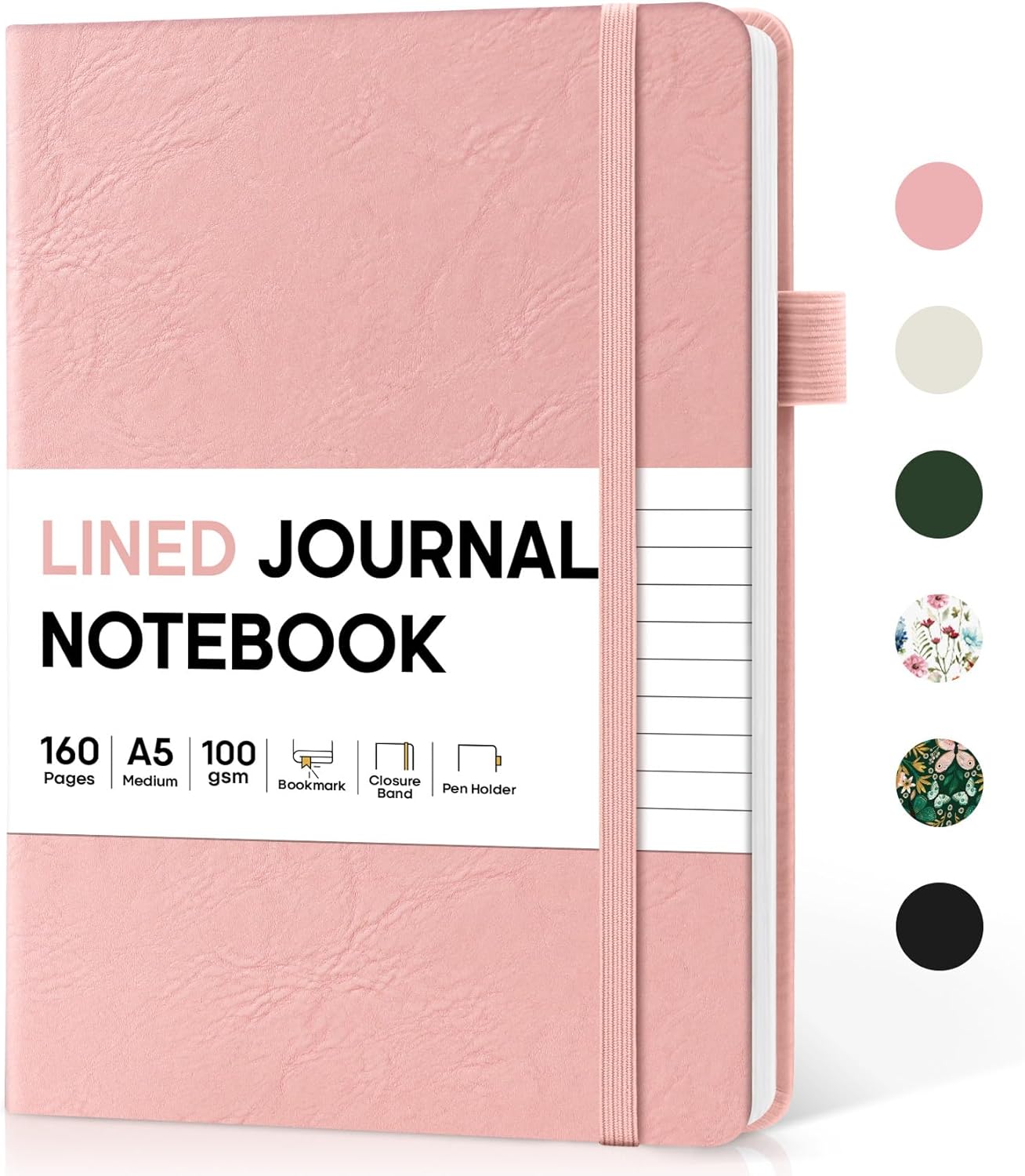 Stylish A5 Leather Journal - Perfect for Work & School