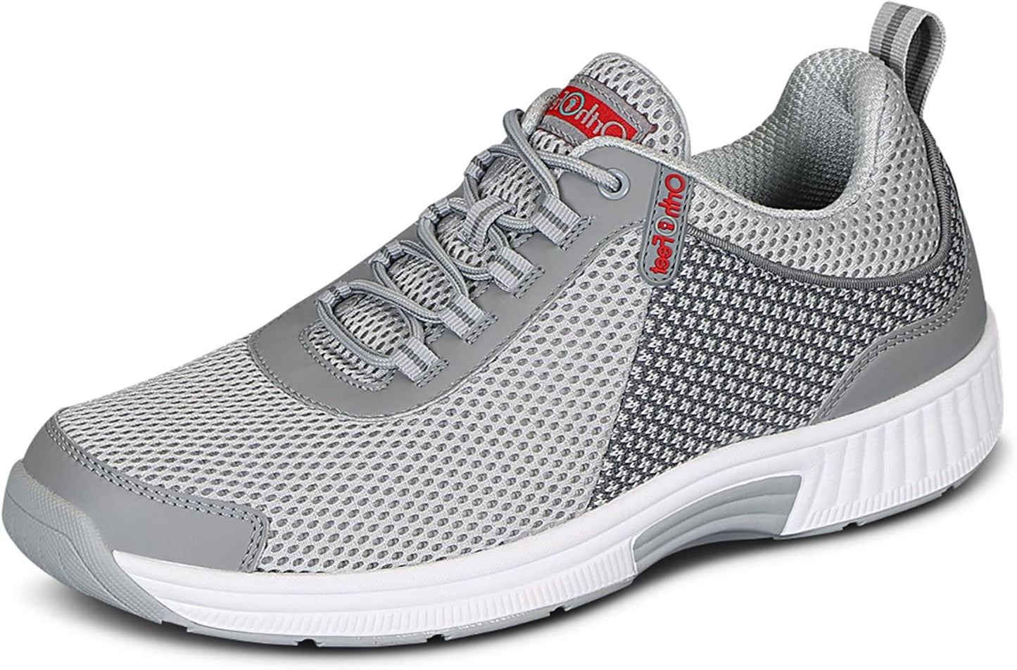 Orthofeet Men's Orthopedic Knit Edgewater Sneakers for Comfort