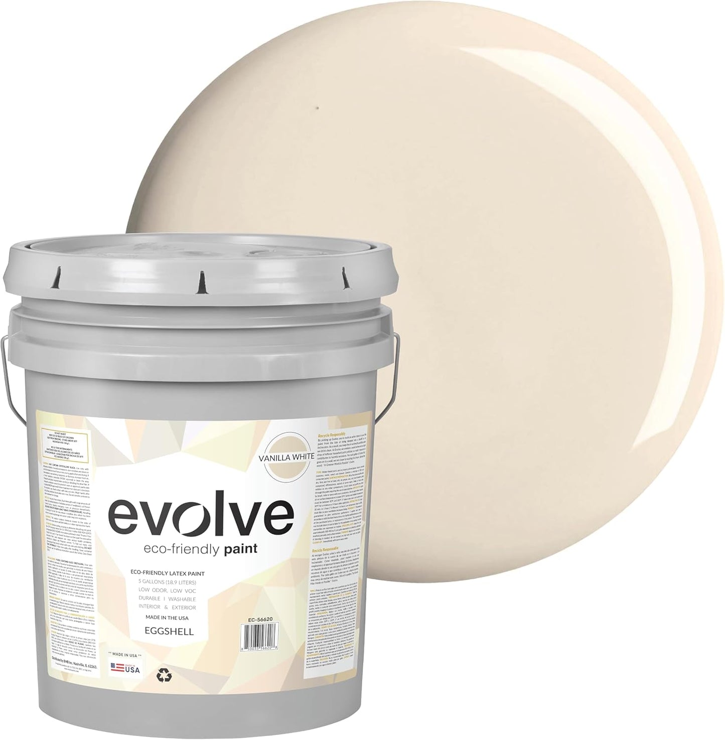 EVOLVE Paint & Primer: Eco-Friendly Low Sheen for All Surfaces