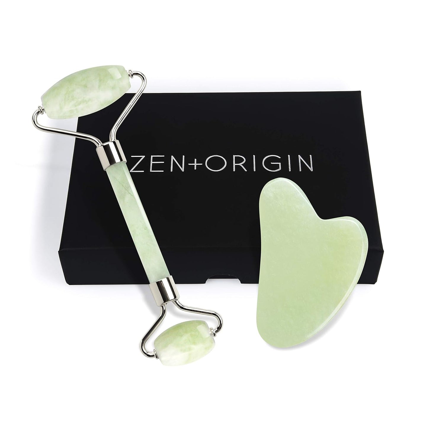 Natural Jade Roller Set - Youthful Glow Duo