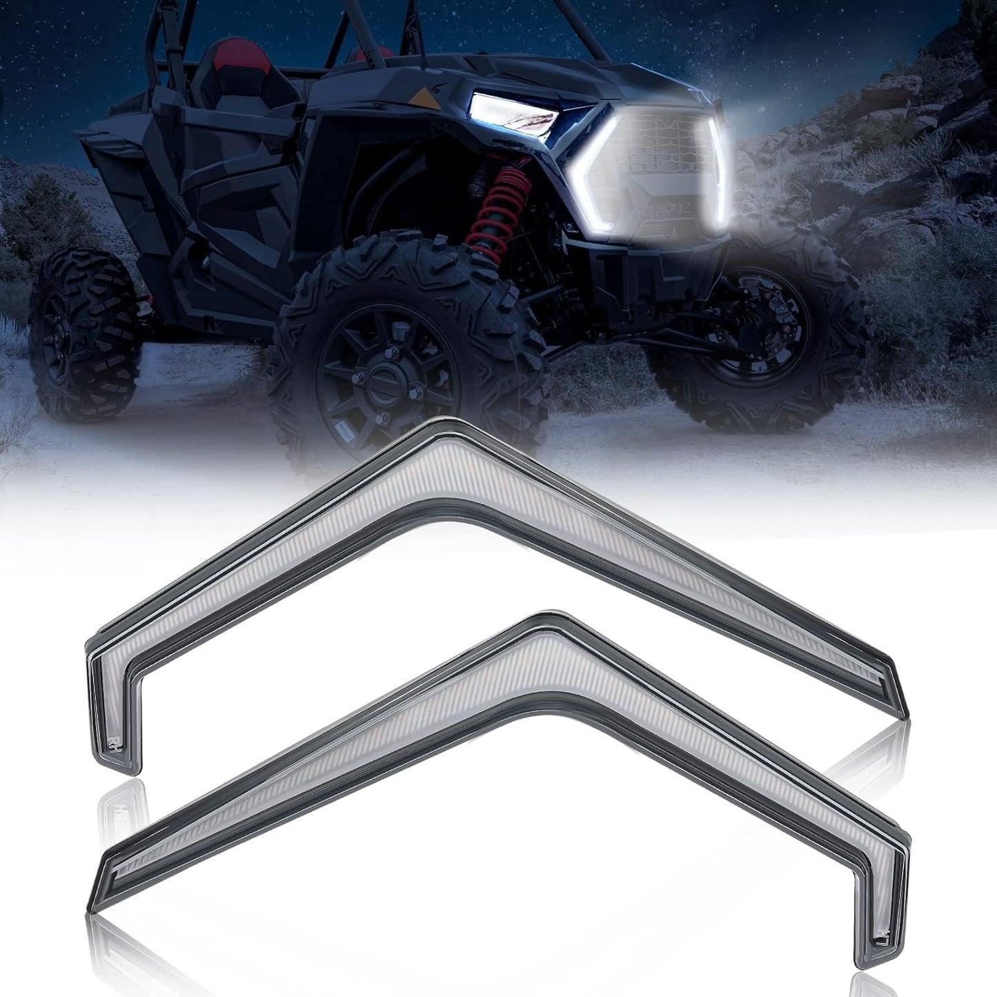 KEMIMOTO Fang Lights for Polaris RZR 1000 XP Turbo S 2024