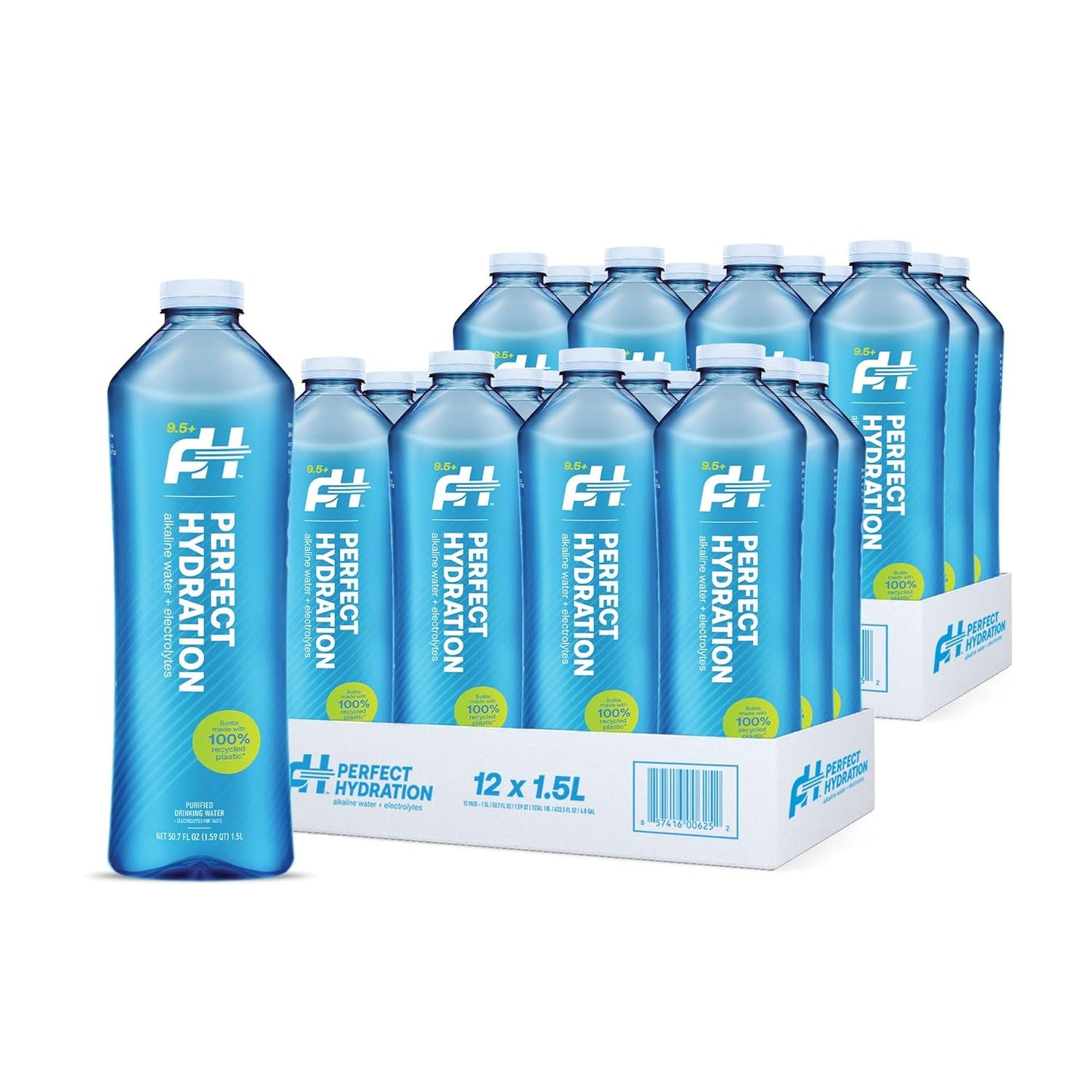 Perfect Hydration 9.5+ pH Alkaline Drinking Water, 1.5L Bottles