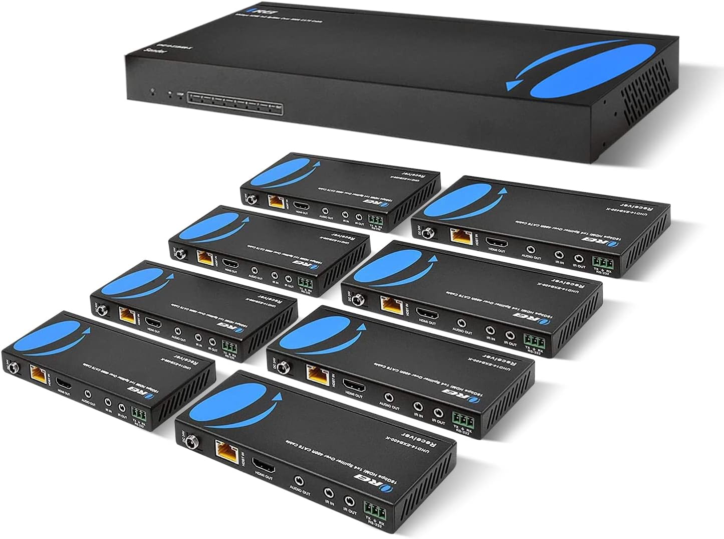 OREI 1x8 HDMI Extender Splitter for 4K Video Distribution