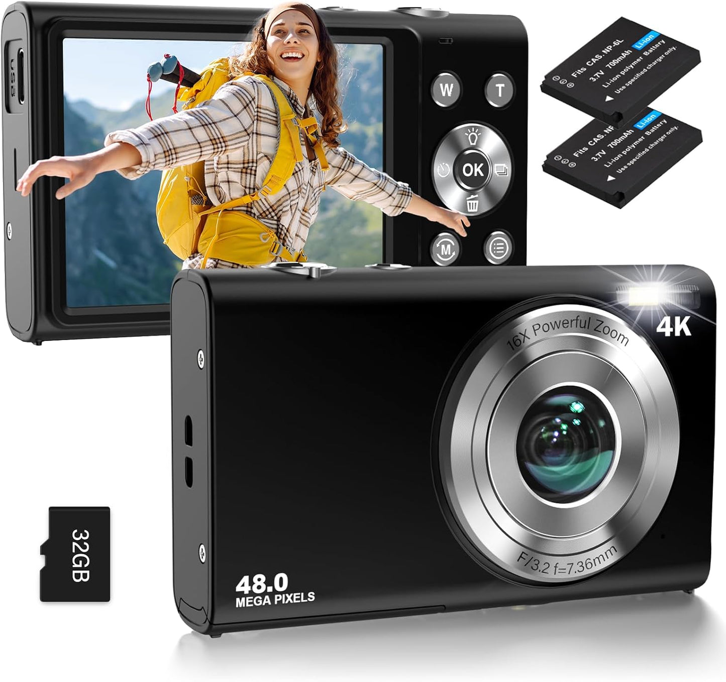 UltraHD 4K Autofocus Vlogging Camera Kit