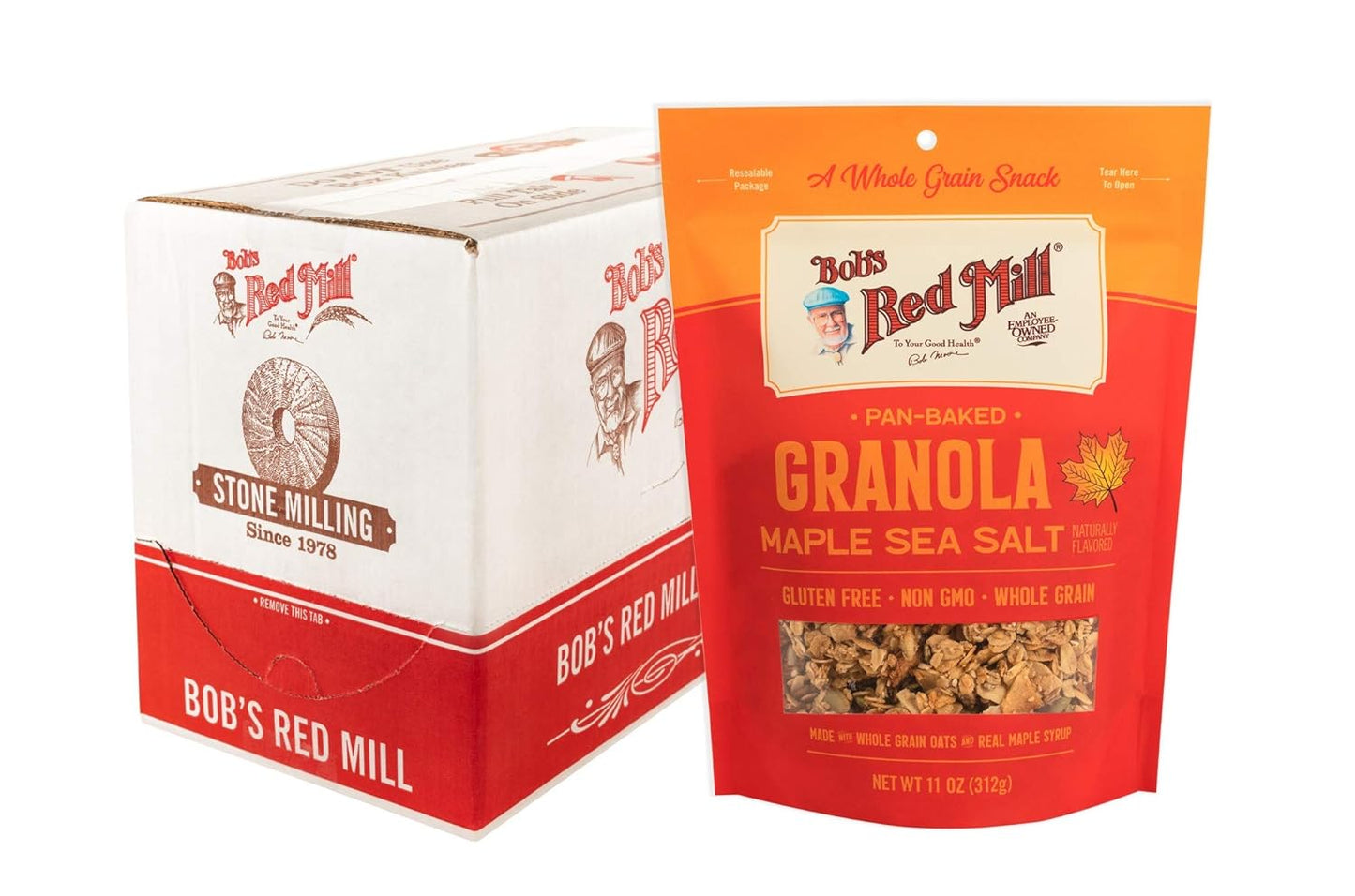 Bob's Red Mill Maple Sea Salt Granola - Crunchy Breakfast Treat