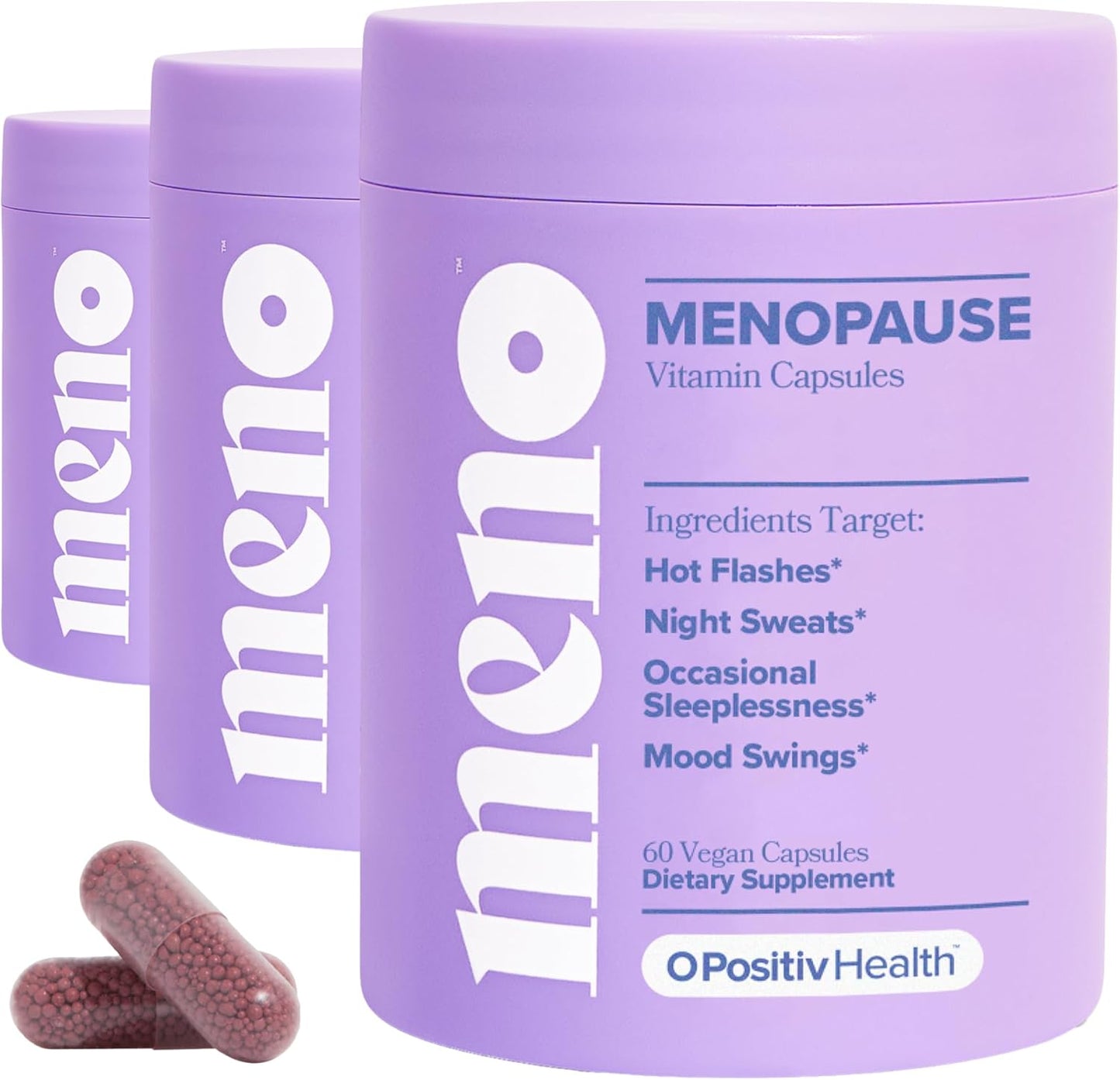 MENO Vitamins for Menopause Relief - Hormone-Free Support
