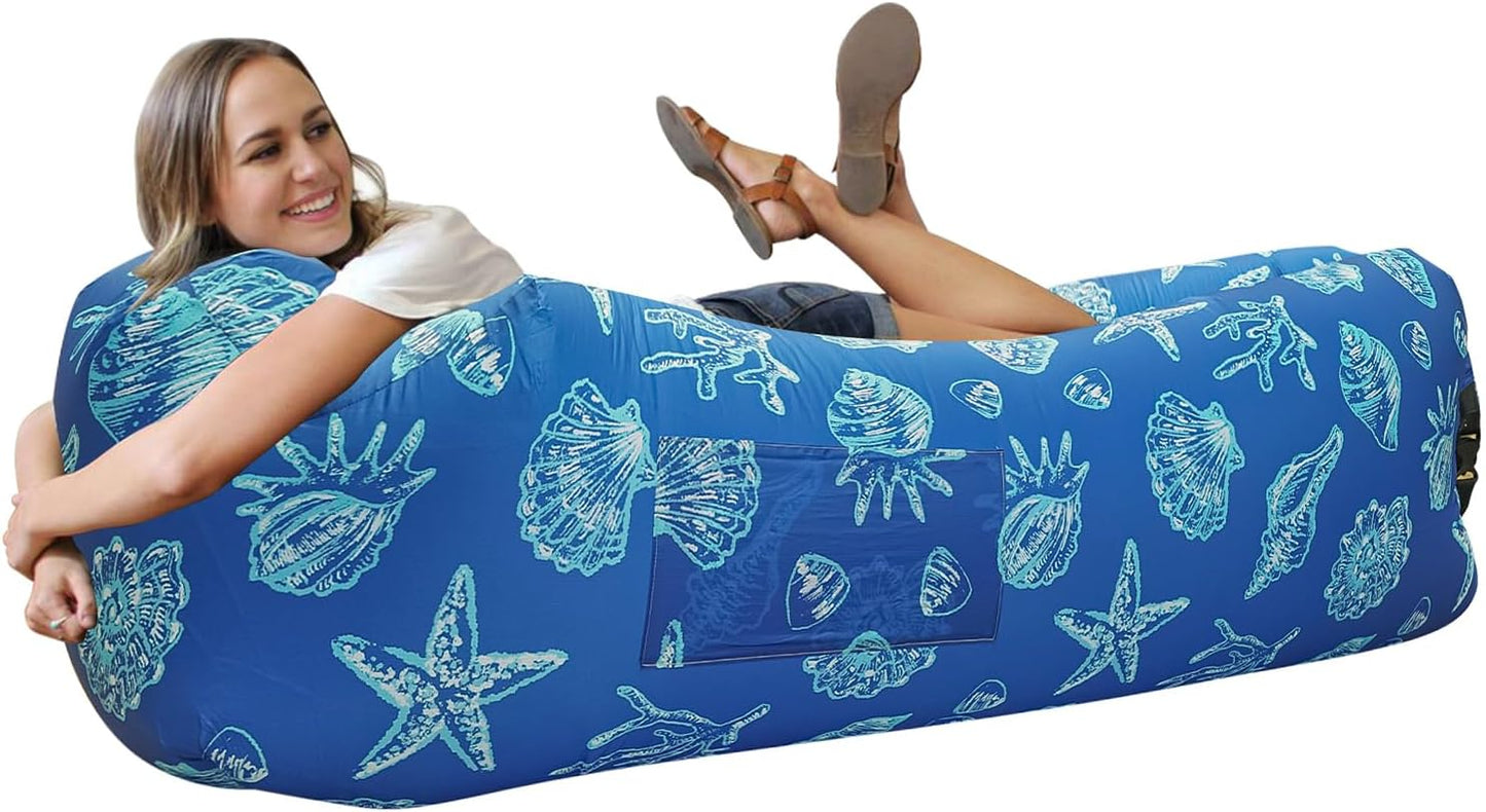 WEKAPO Inflatable Sun Lounger: Portable Air Sofa for Relaxation