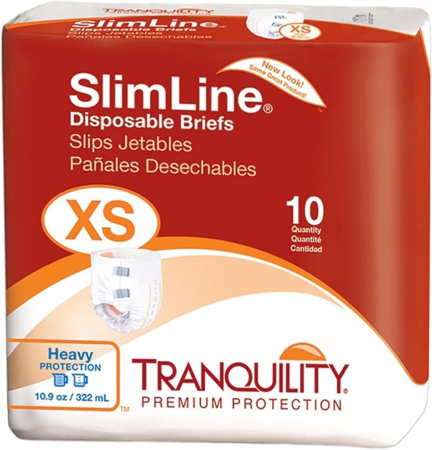 Tranquility Slimline Adult Disposable Briefs - Max Comfort Incontinence Care