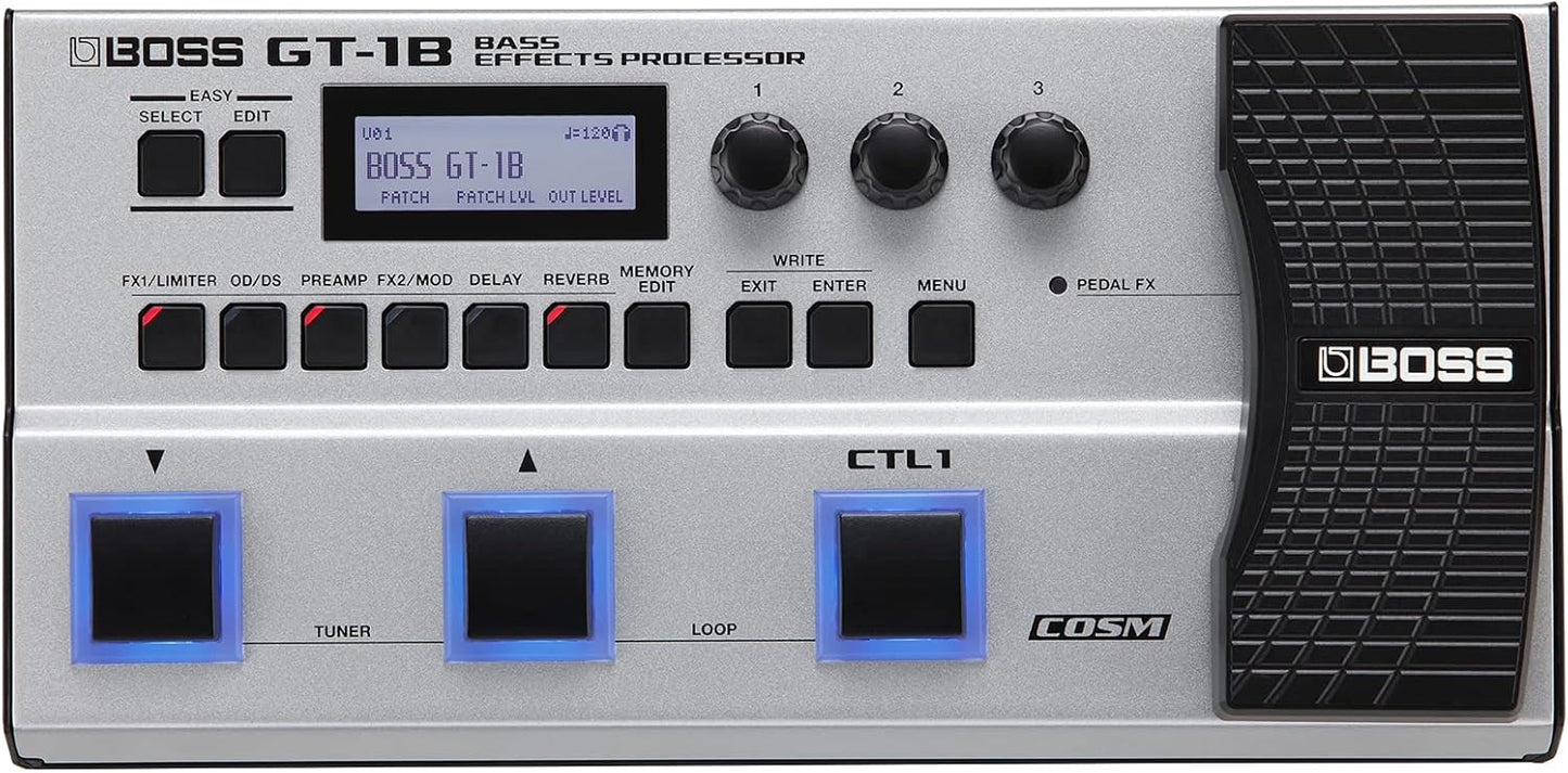 BOSS GT-1B Bass Multi-Effects Processor with 90 Effects