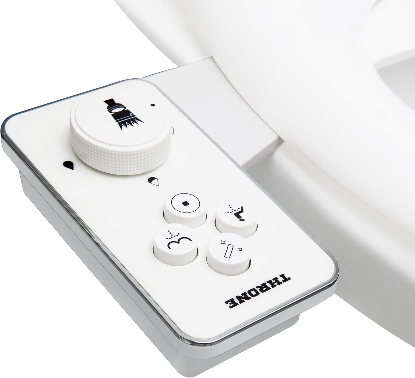 Throne Bidet Attachment for Toilet - Non-Electric Cold Water Sprayer