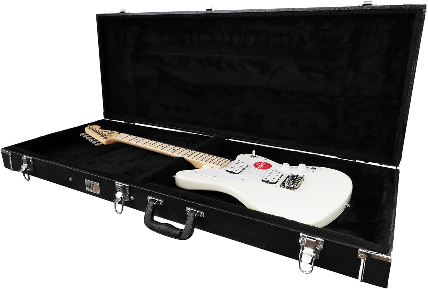 Gearlux Rectangular Wooden Electric Guitar Hard Case for Fender