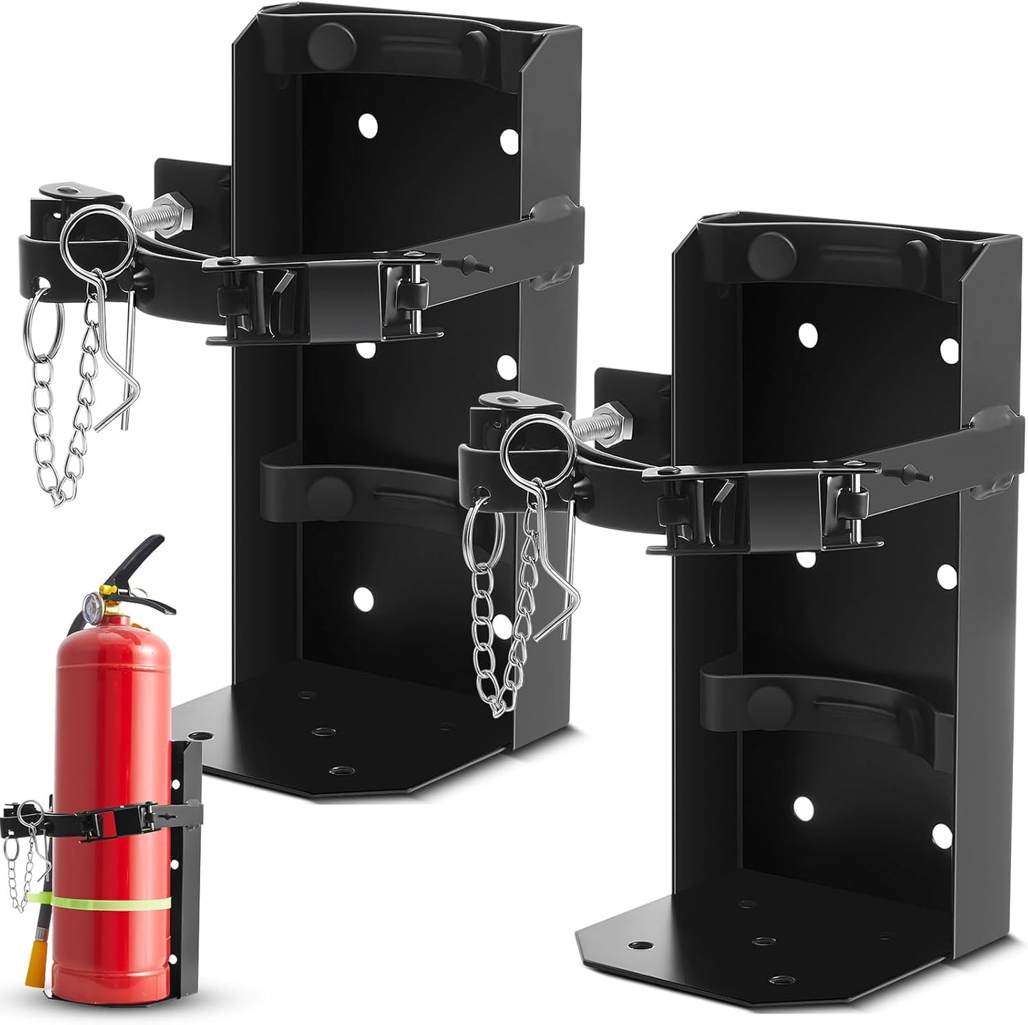 Zonon Heavy Duty Fire Extinguisher Bracket for Home and Vehicle