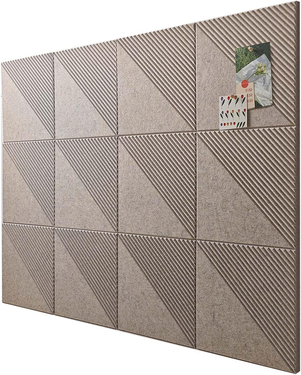 Large Cork Board Alternative with Felt Wall Tiles for Decor