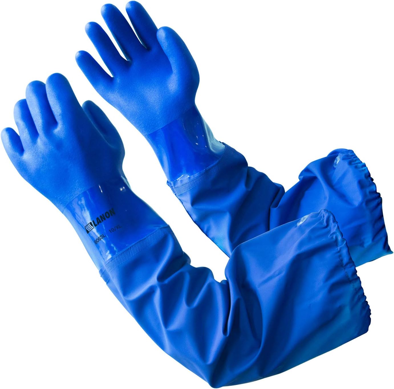 LANON 26 in Heavy-Duty Chemical Resistant Gloves for Safety