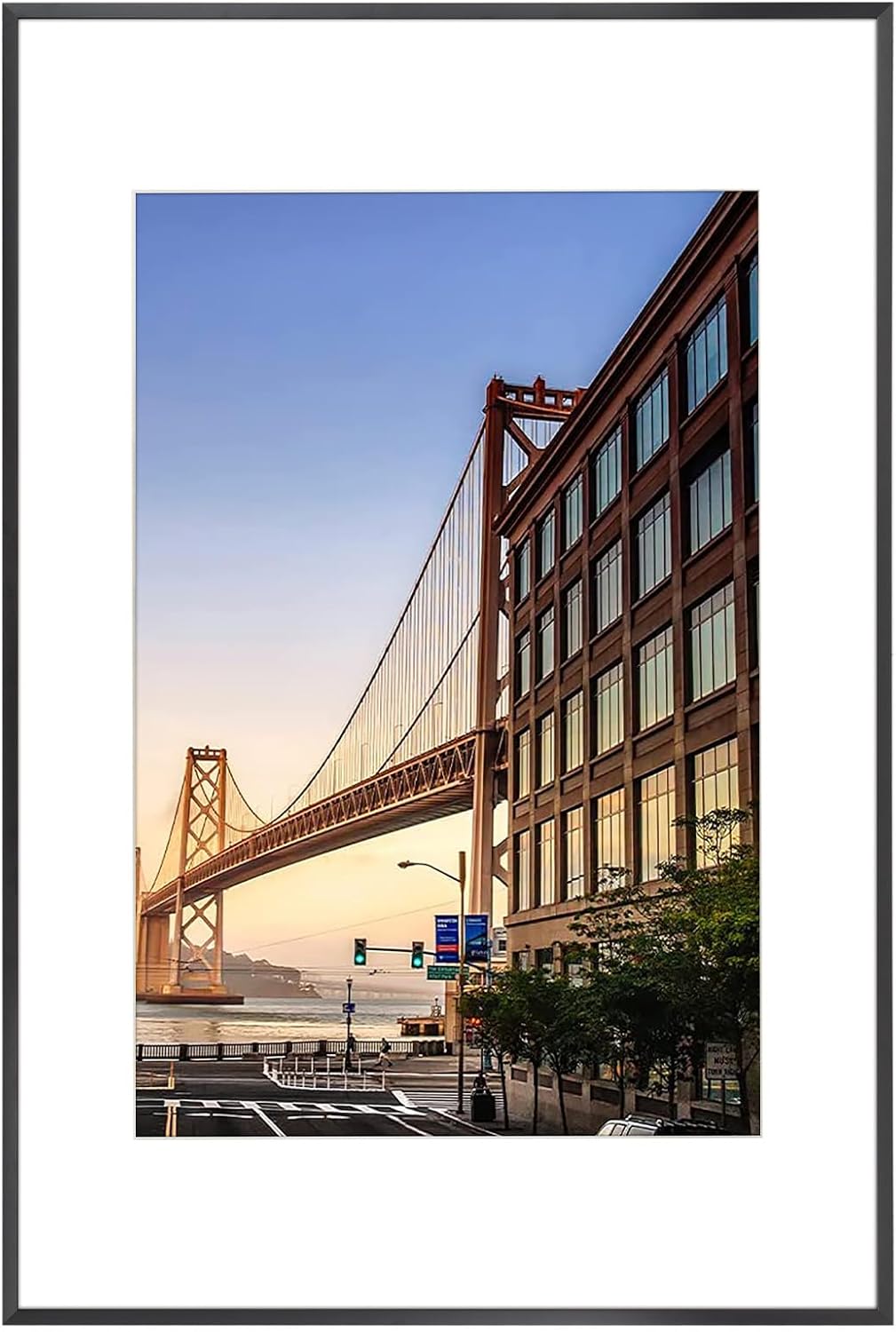 Frametory 16x24 Aluminum Picture Frame for Home and Office Decor