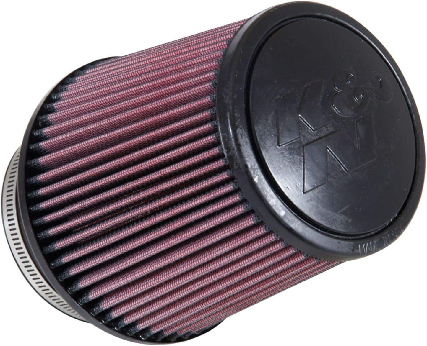 K&N High-Flow Universal Clamp-On Air Filter for Performance