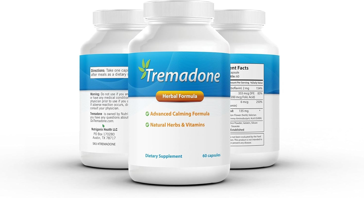 Essential Tremor Relief Supplement for Hand and Body Tremors