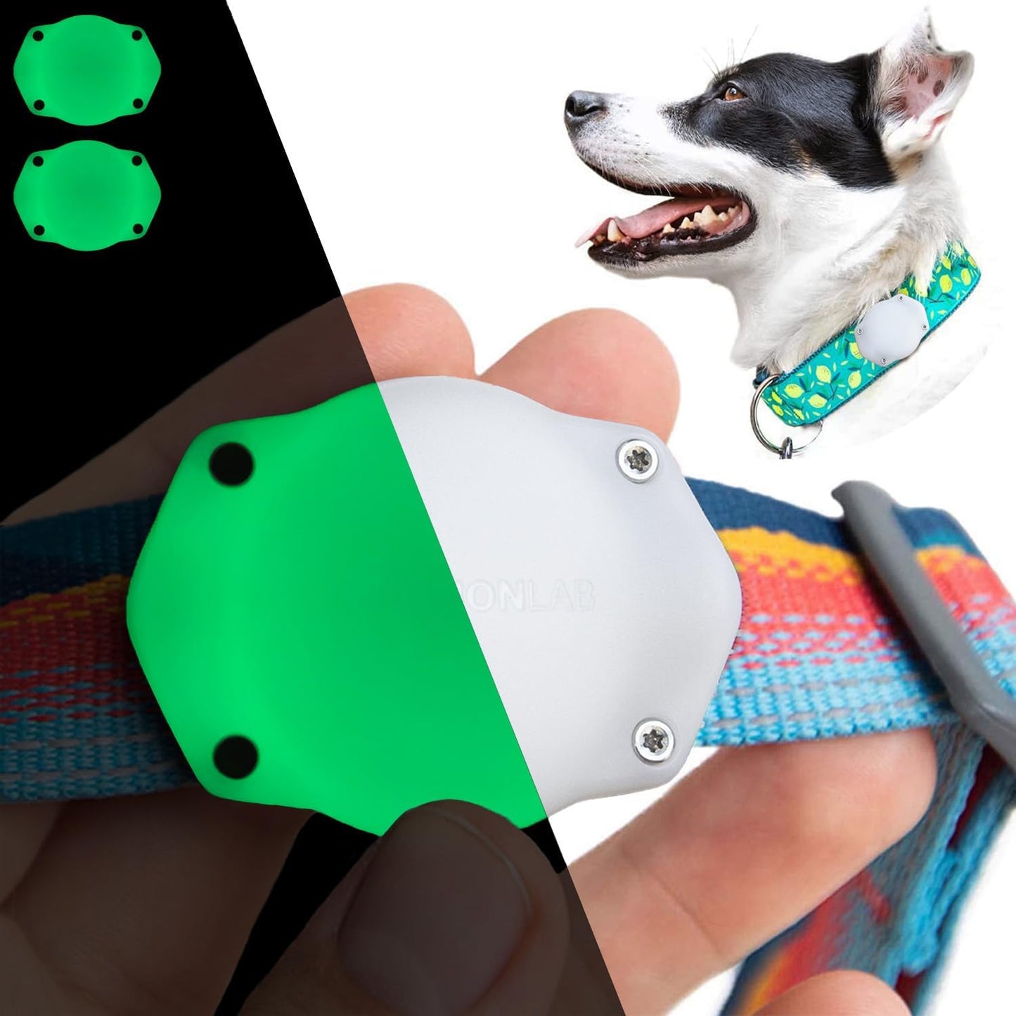 Secure and Comfortable AirTag Dog Collar Mount for Pets