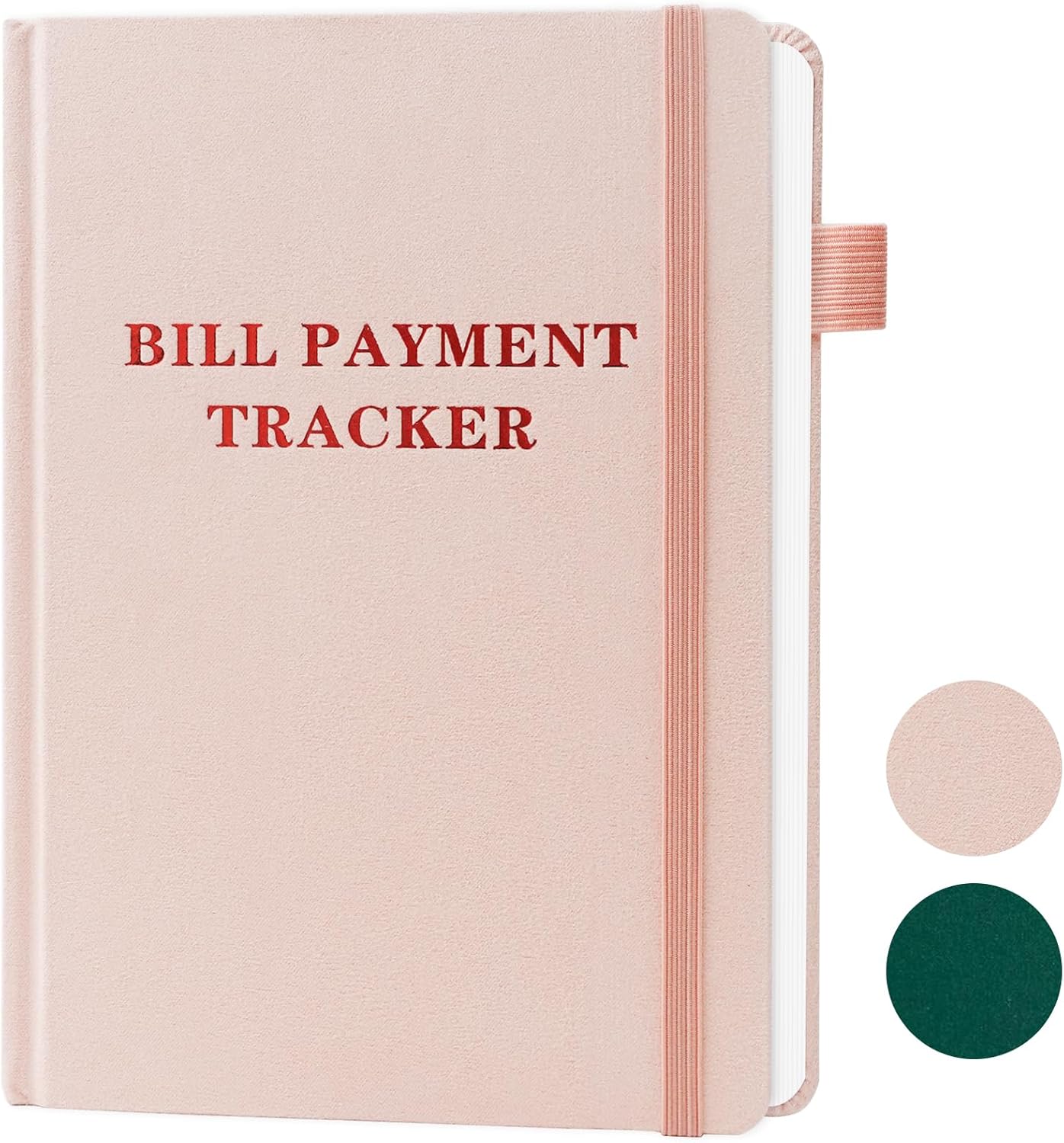 Pink Bill Organizer 2025 - Monthly Expense Tracker
