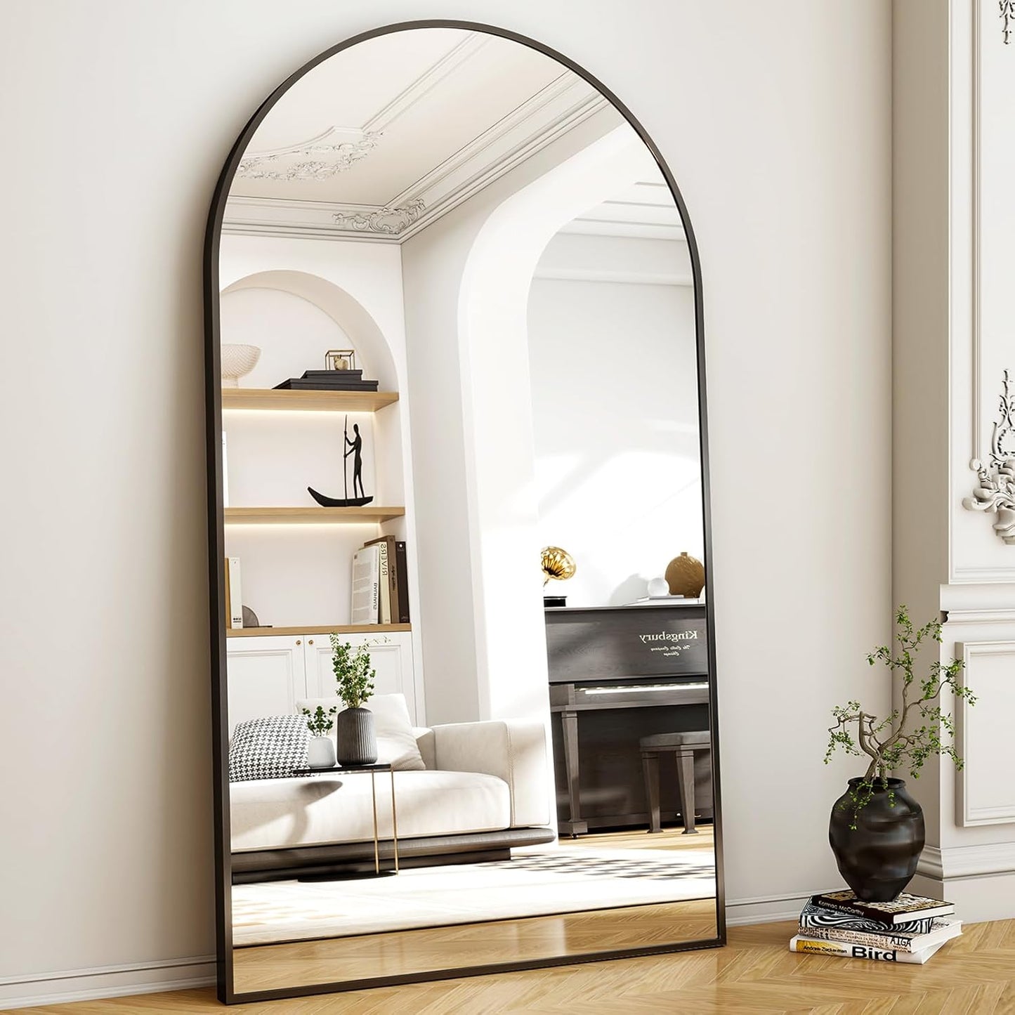 46x76 Extra Large Arched Full Length Mirror for Home Decor