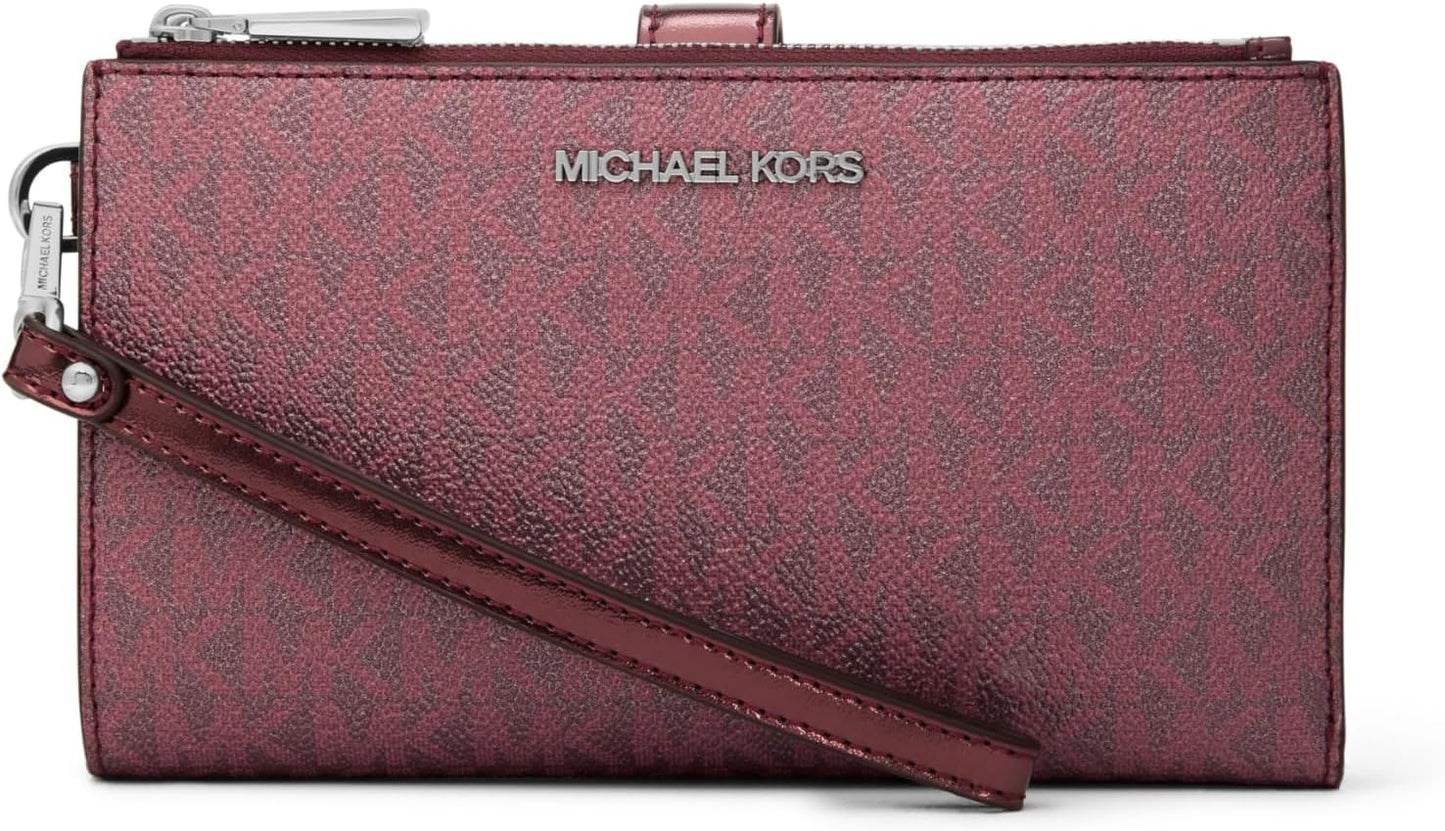 Michael Kors Womens Jet Set Double Zip Wristlet for Chic Style