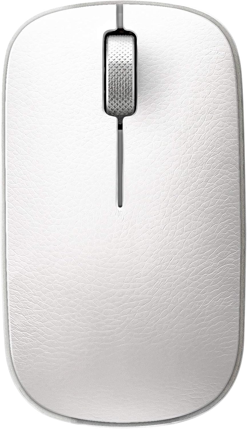 Azio Retro Classic Bluetooth Mouse with Genuine Leather Finish