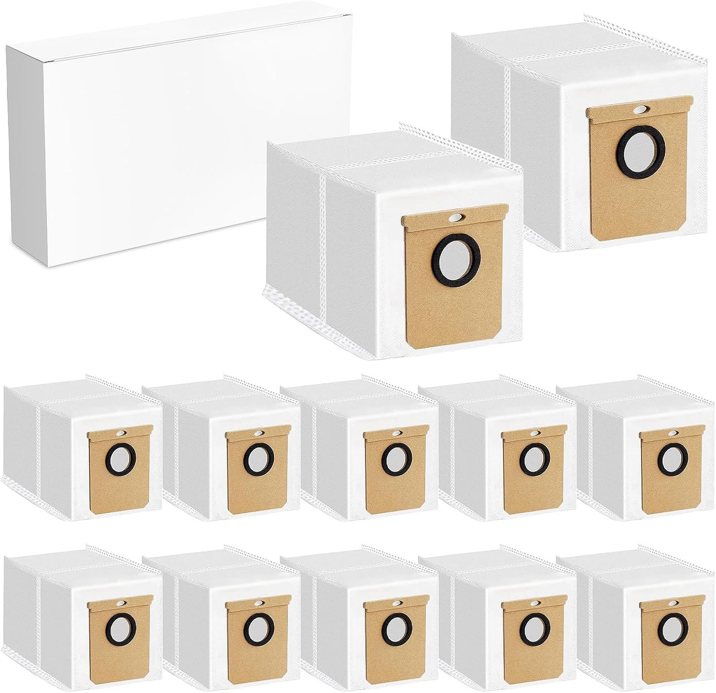 12 Pack Large Dust Bags for Eufy L50/L60 SES Vacuum - Easy Replacement