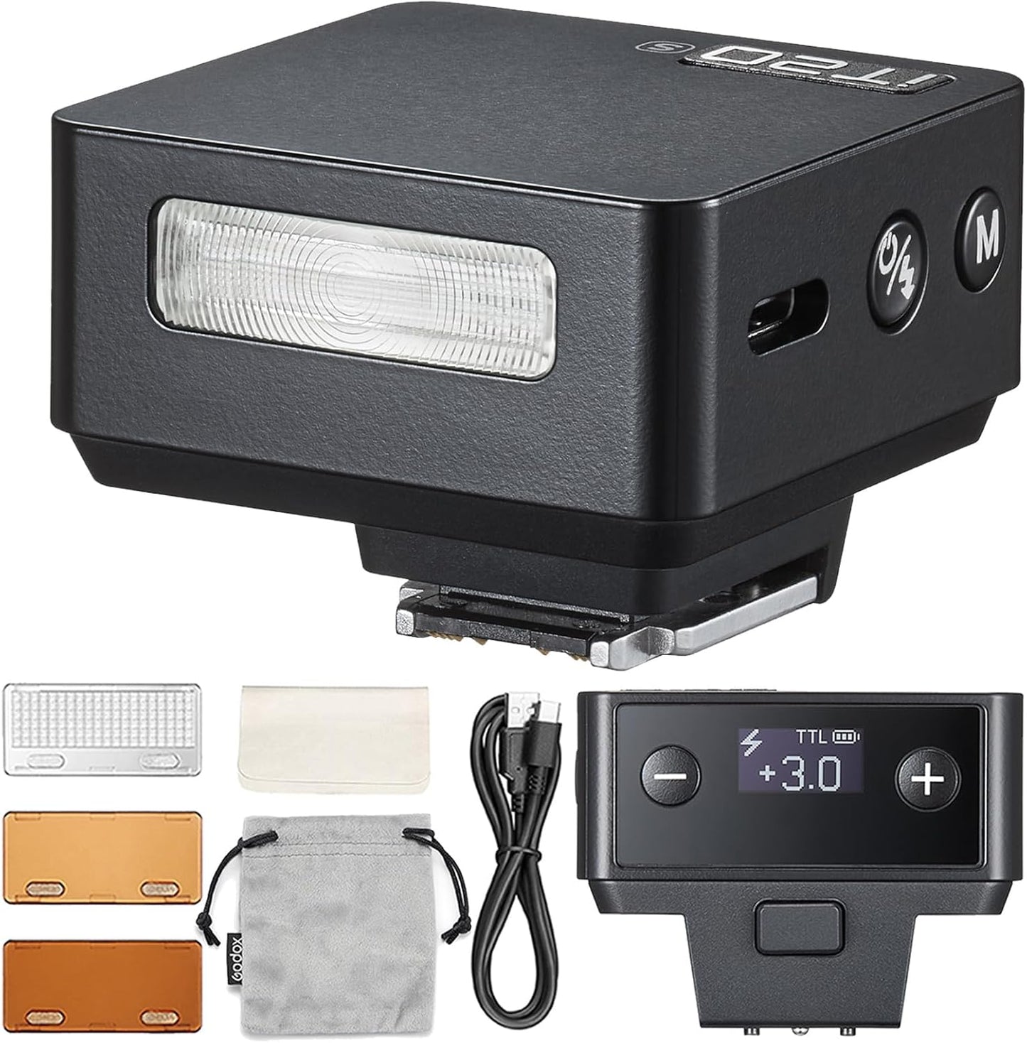 Godox iT20-S Flash for Sony: Compact TTL Flash with USB-C