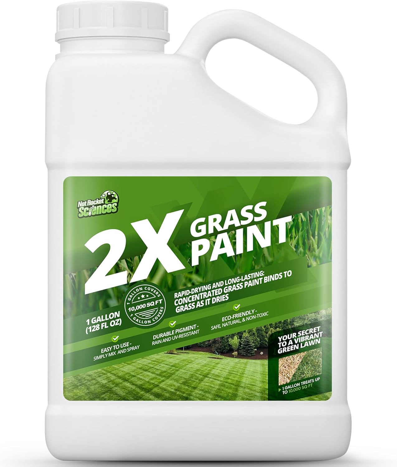 2X Green Grass Paint for Lawn - Revitalize Your Discolored Lawn