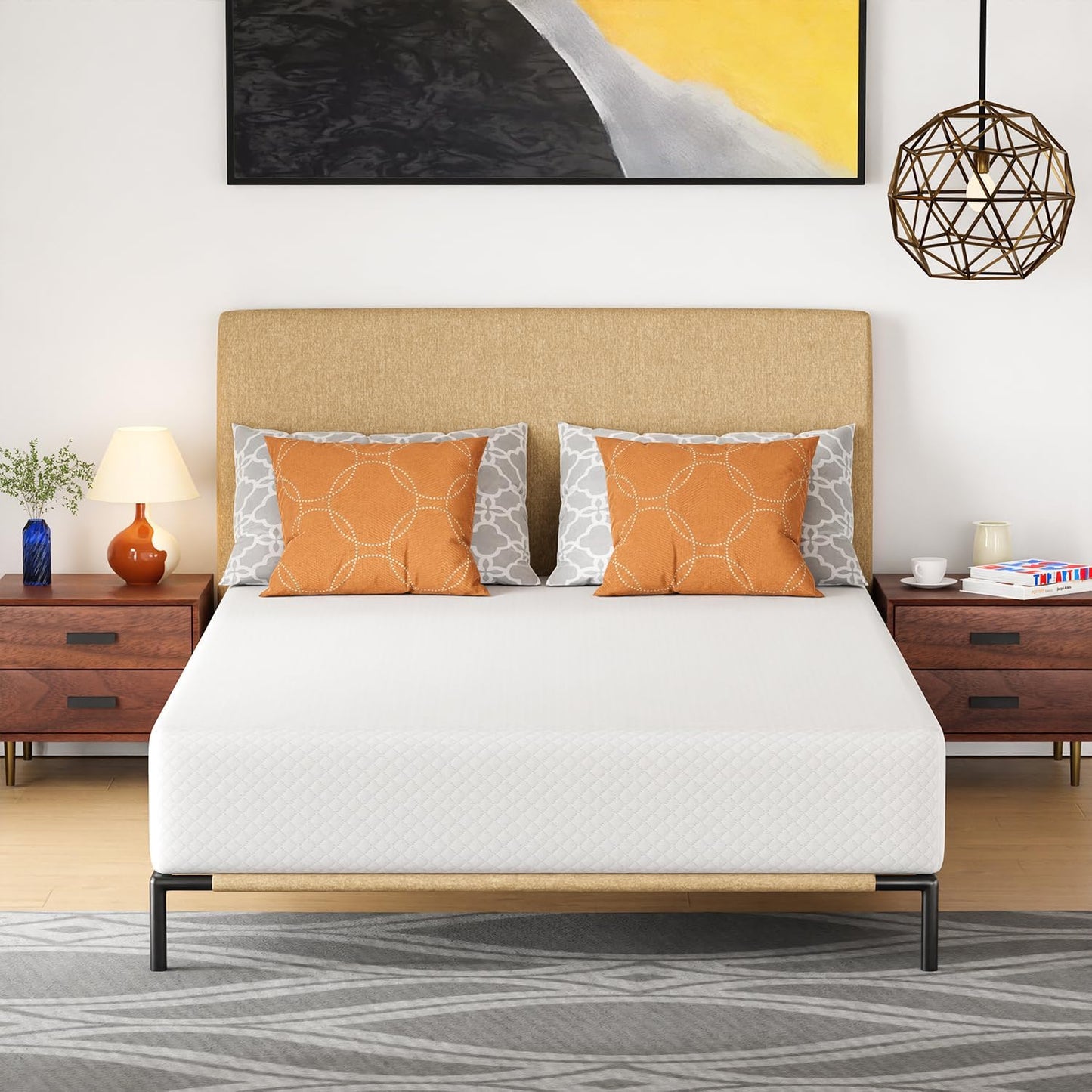 10 Inch Full Gel Memory Foam Mattress for Cool Sleep Comfort