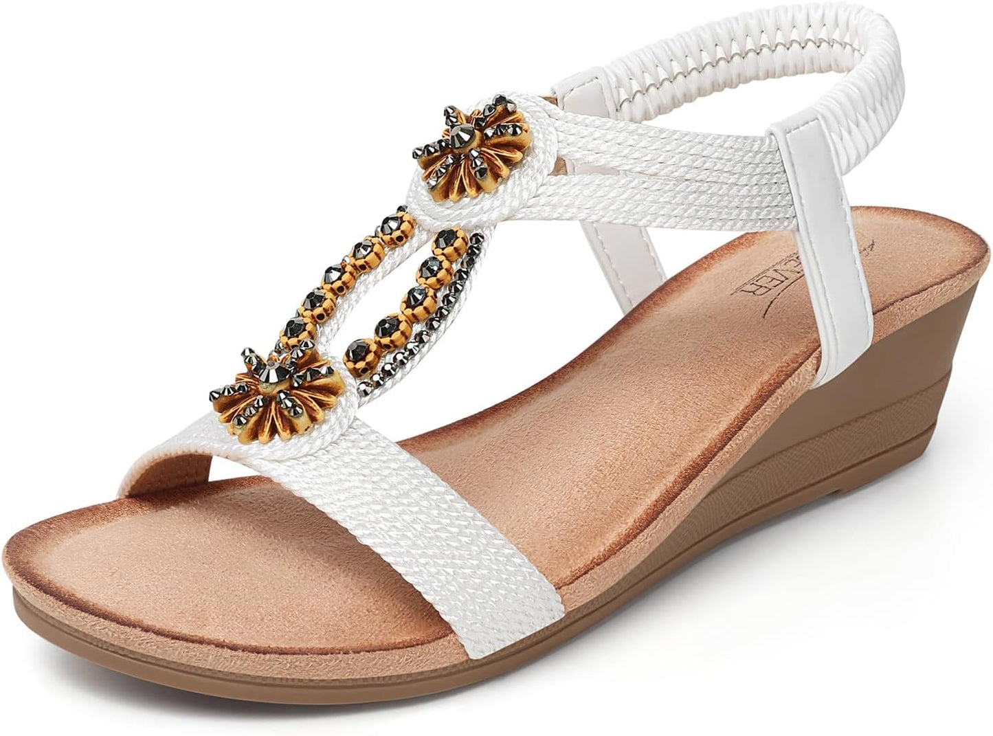 SHIBEVER Womens Wedge Sandals: Comfortable Summer Footwear