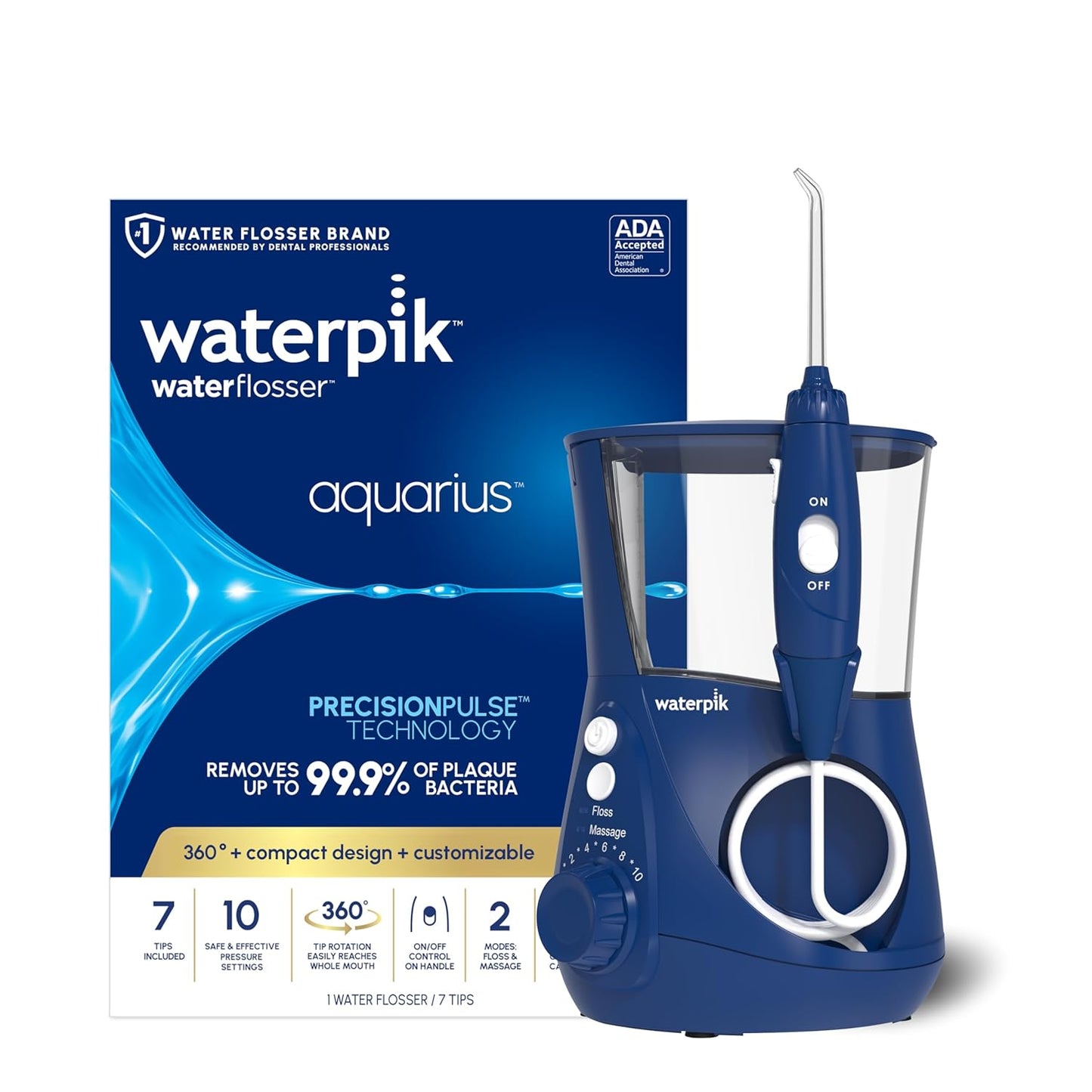 Waterpik Aquarius Water Flosser for Effective Dental Care