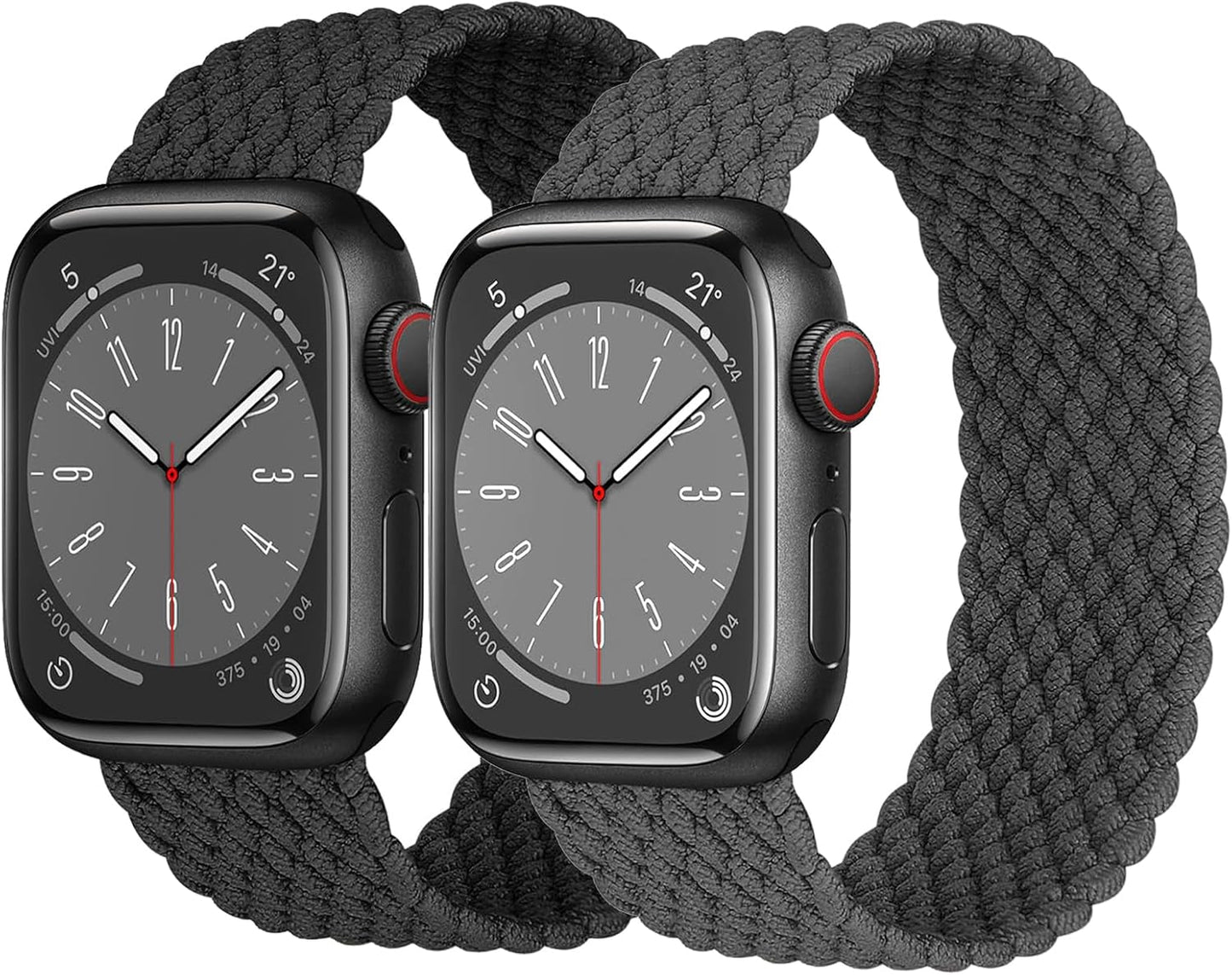 Stretchy Braided Solo Loop For Apple Watch - Ultra Comfy!