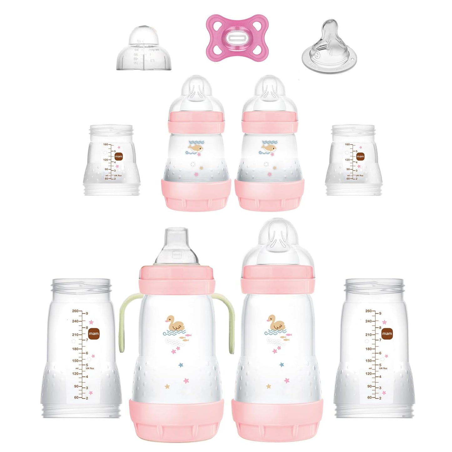 Anti-Colic 11-Piece Newborn Gift Set for Baby Girls