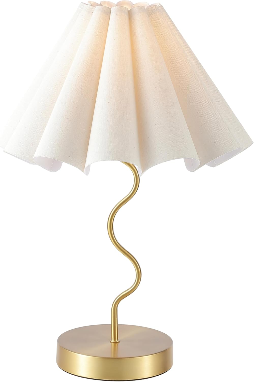 Pleated Table Lamp for Bedroom and Home Office Decor