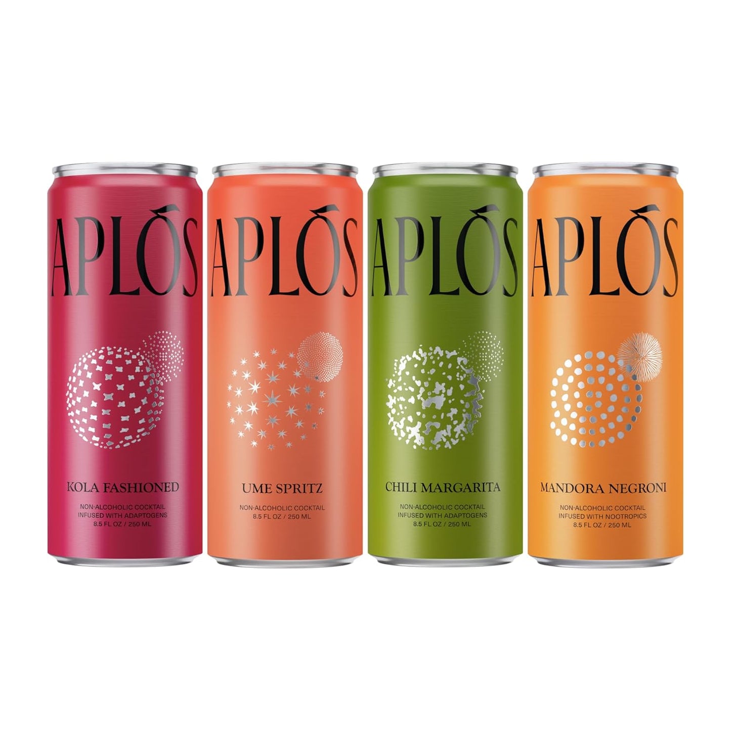 Aplos Non-Alcoholic Cocktail Variety Pack with Adaptogens