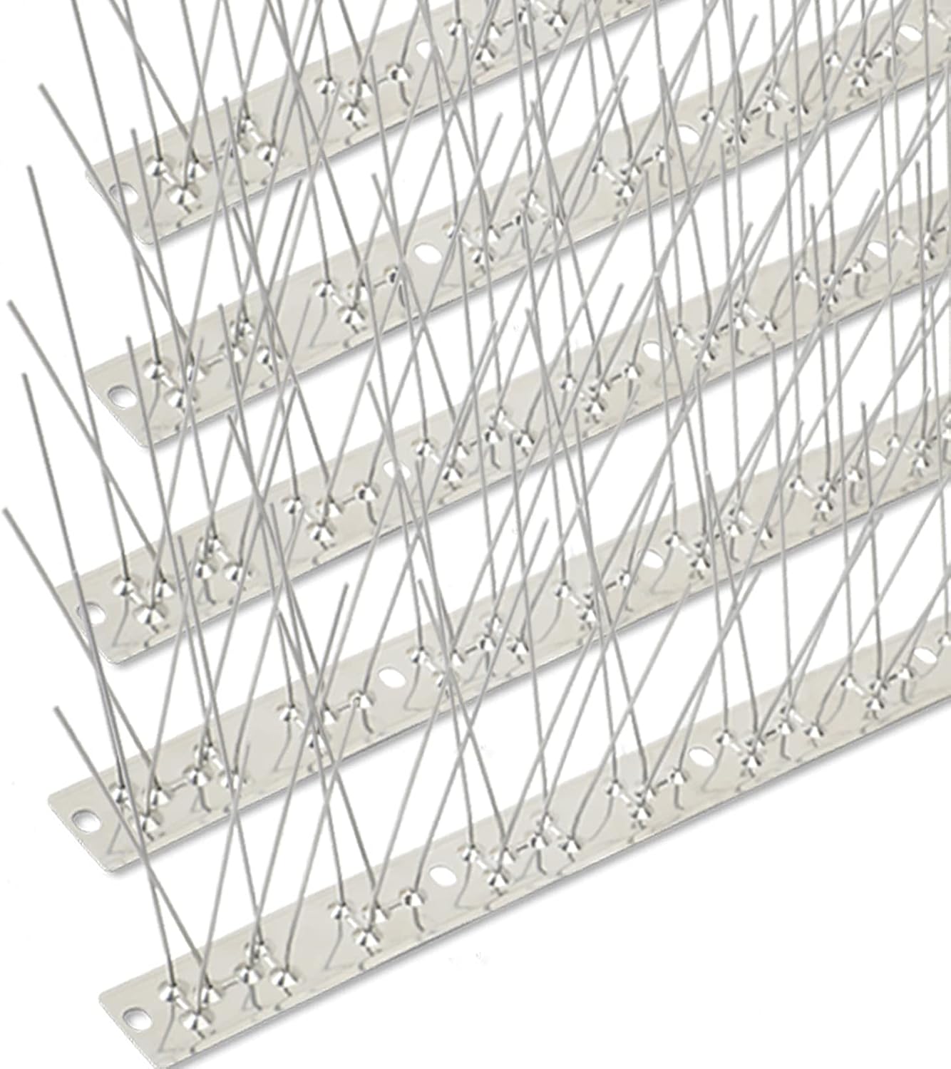 Stainless Steel Bird Spikes for Pigeons 60ft Coverage 56 Pack
