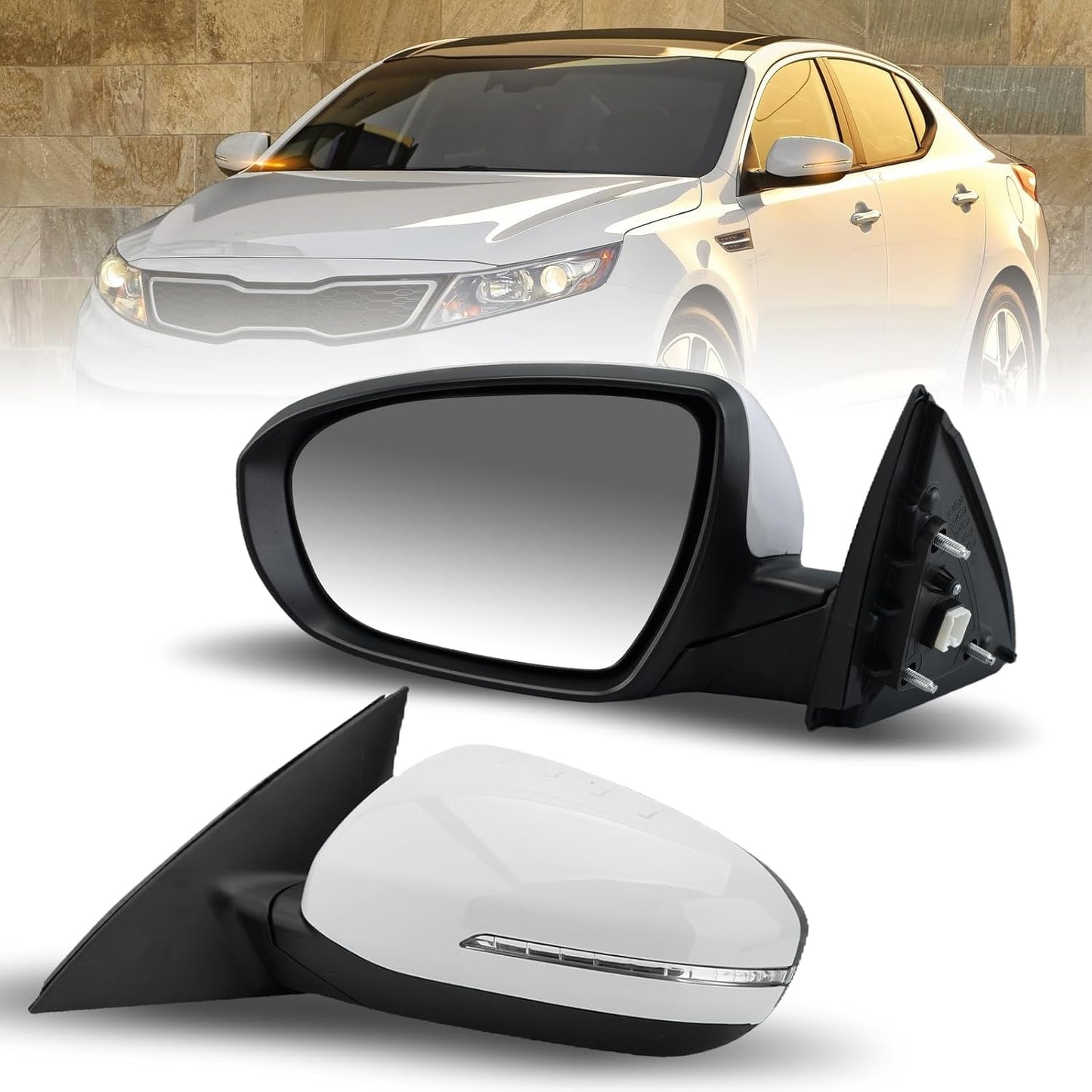 Driver Side Mirror Replacement for 2011 2012 2013 Kia Optima