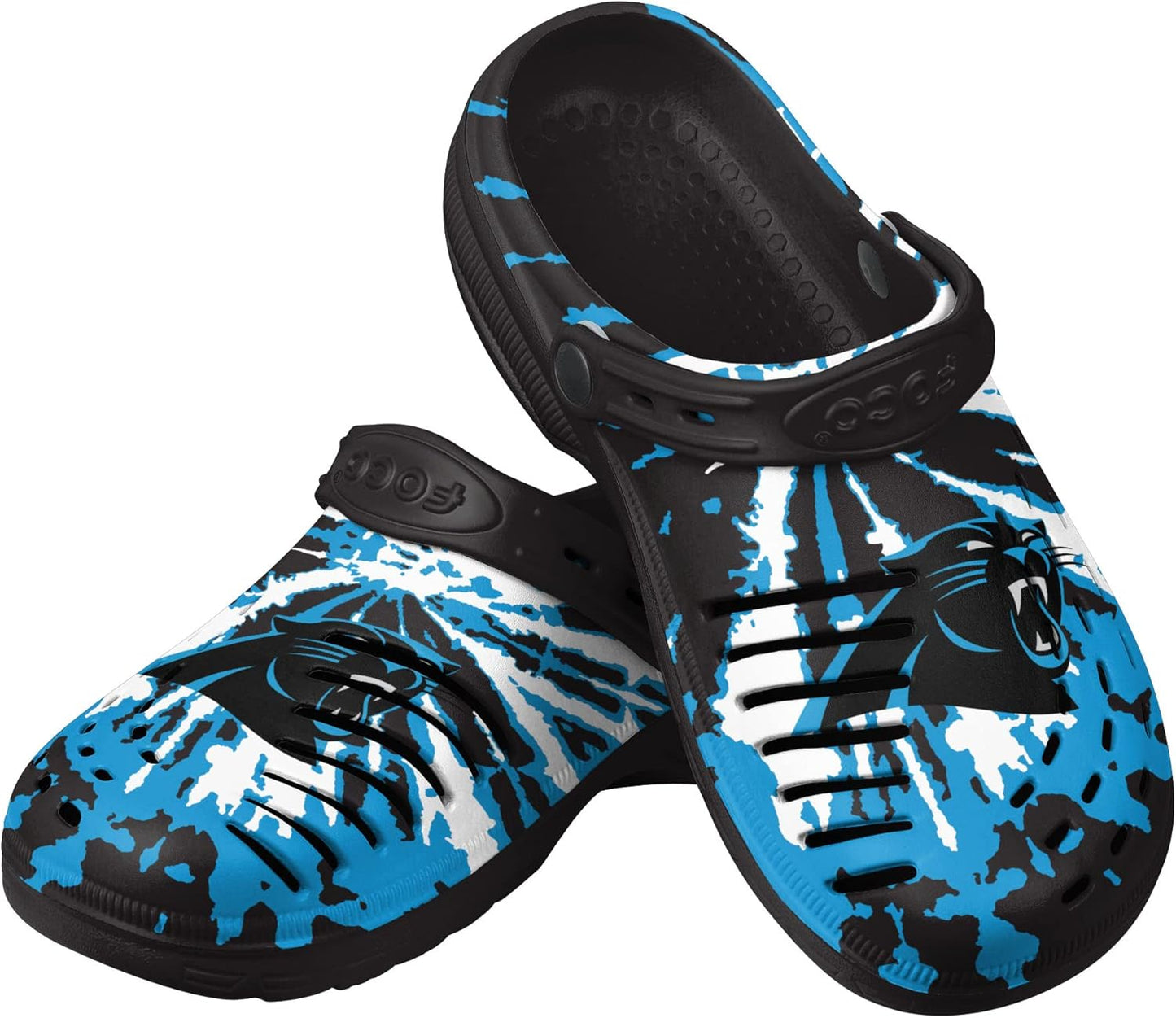 FOCO Men's NFL Team Logo Tie-dye Garden Water Sandals Shoes