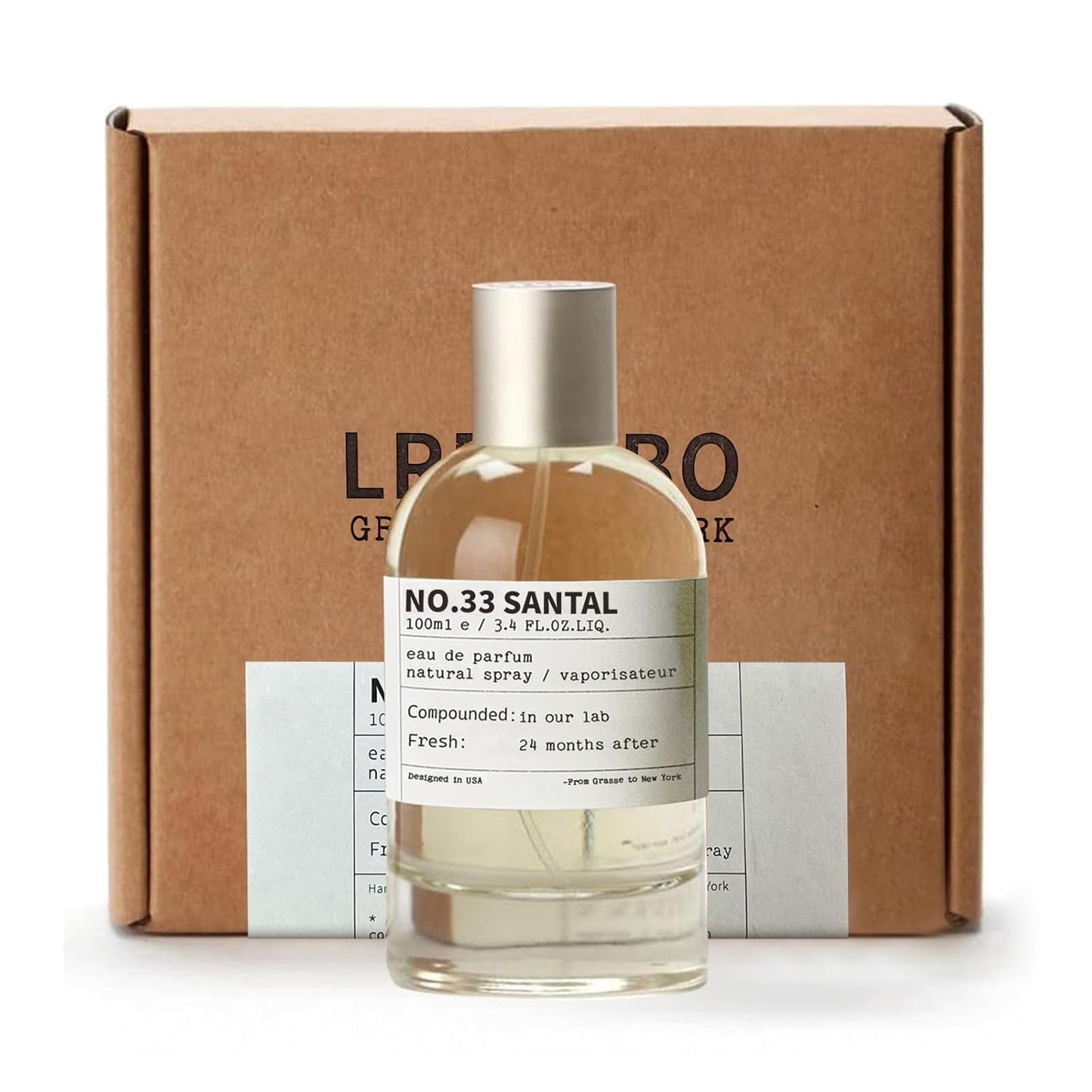 No.33 SANTAL Sandalwood Parfum Spray - Unisex Long Lasting Fragrance