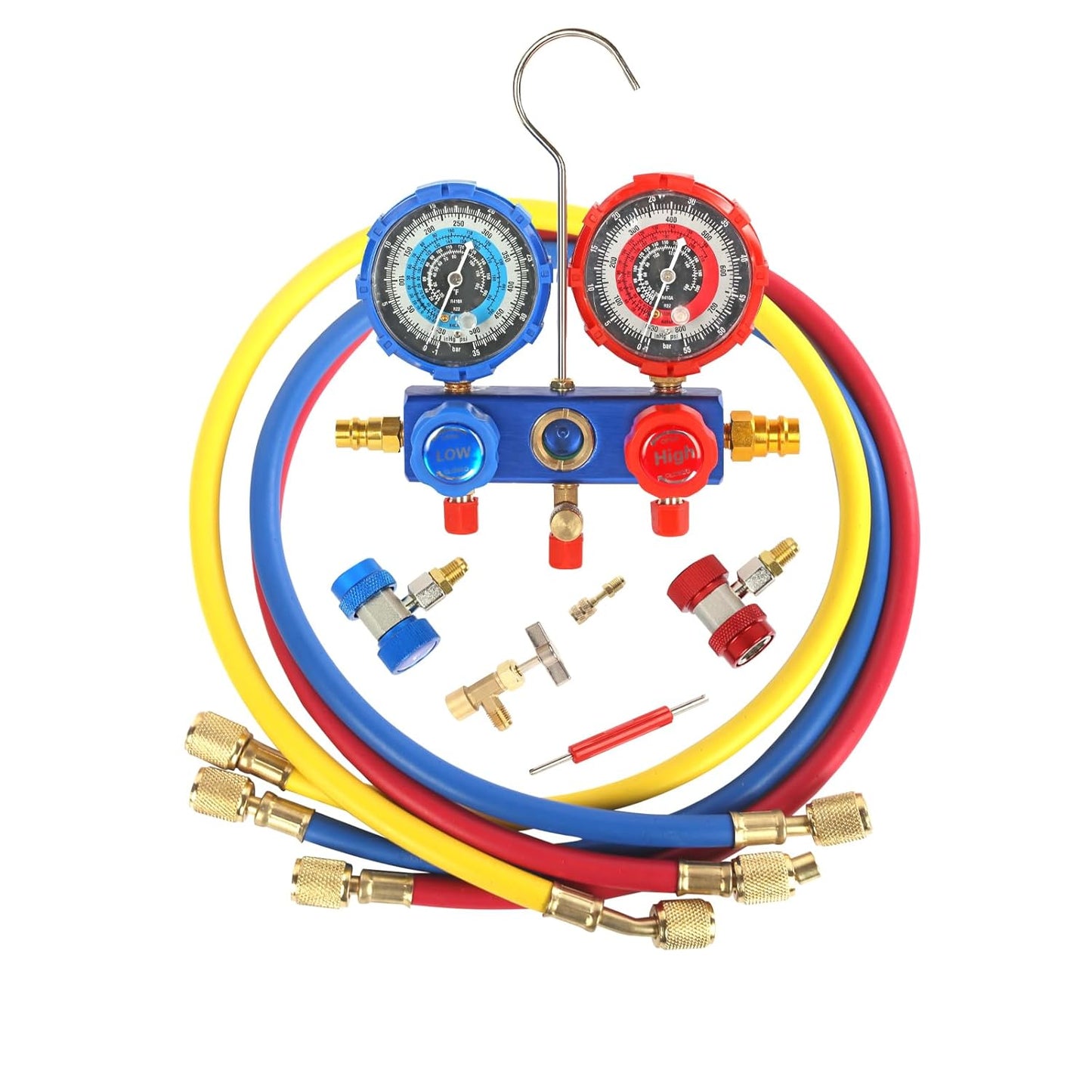 PB Motor Tech 3 Way AC Manifold Gauge Set for Refrigerants