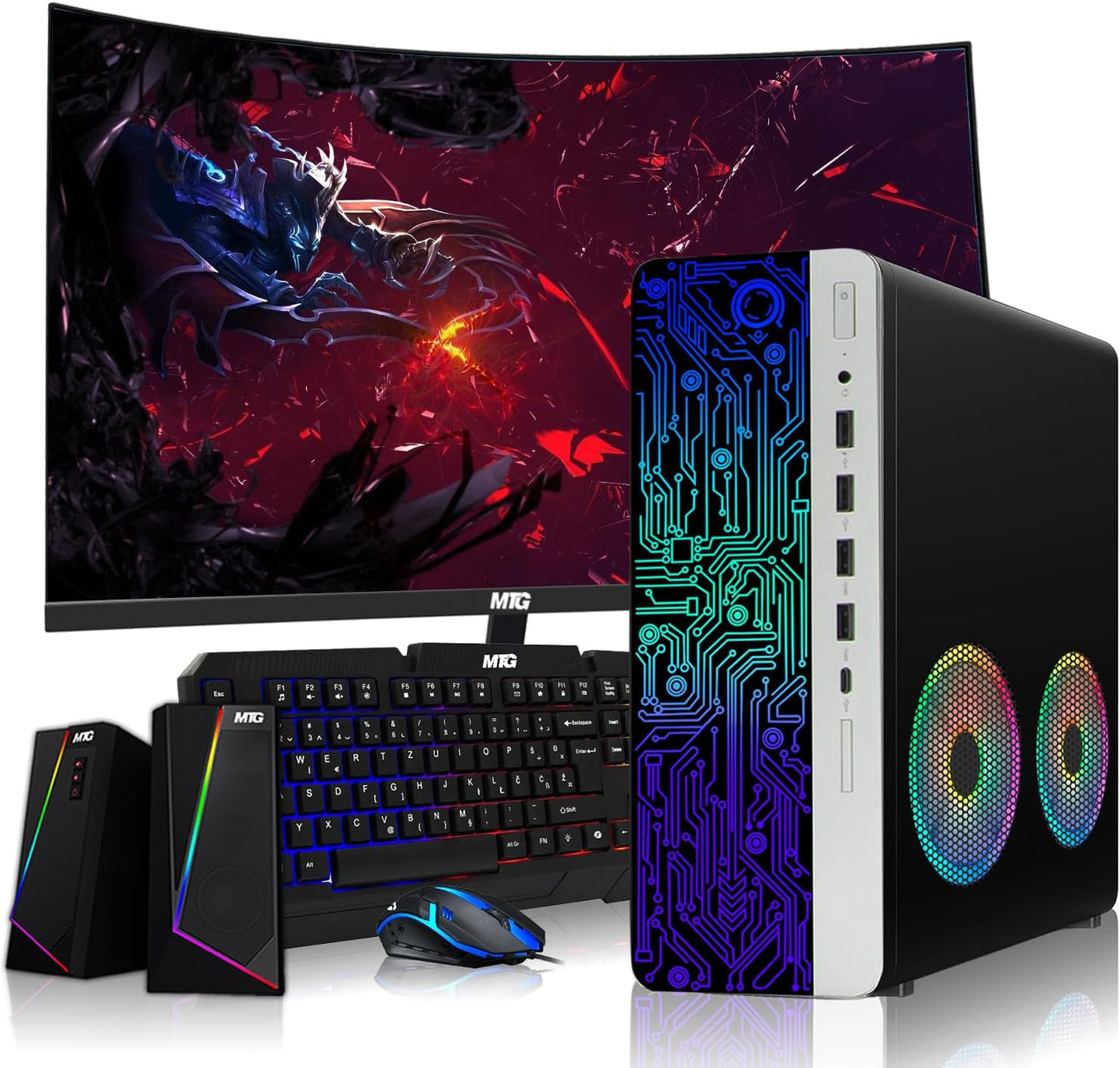 HP G4 Desktop Set: Pro Performance & Vibrant Display