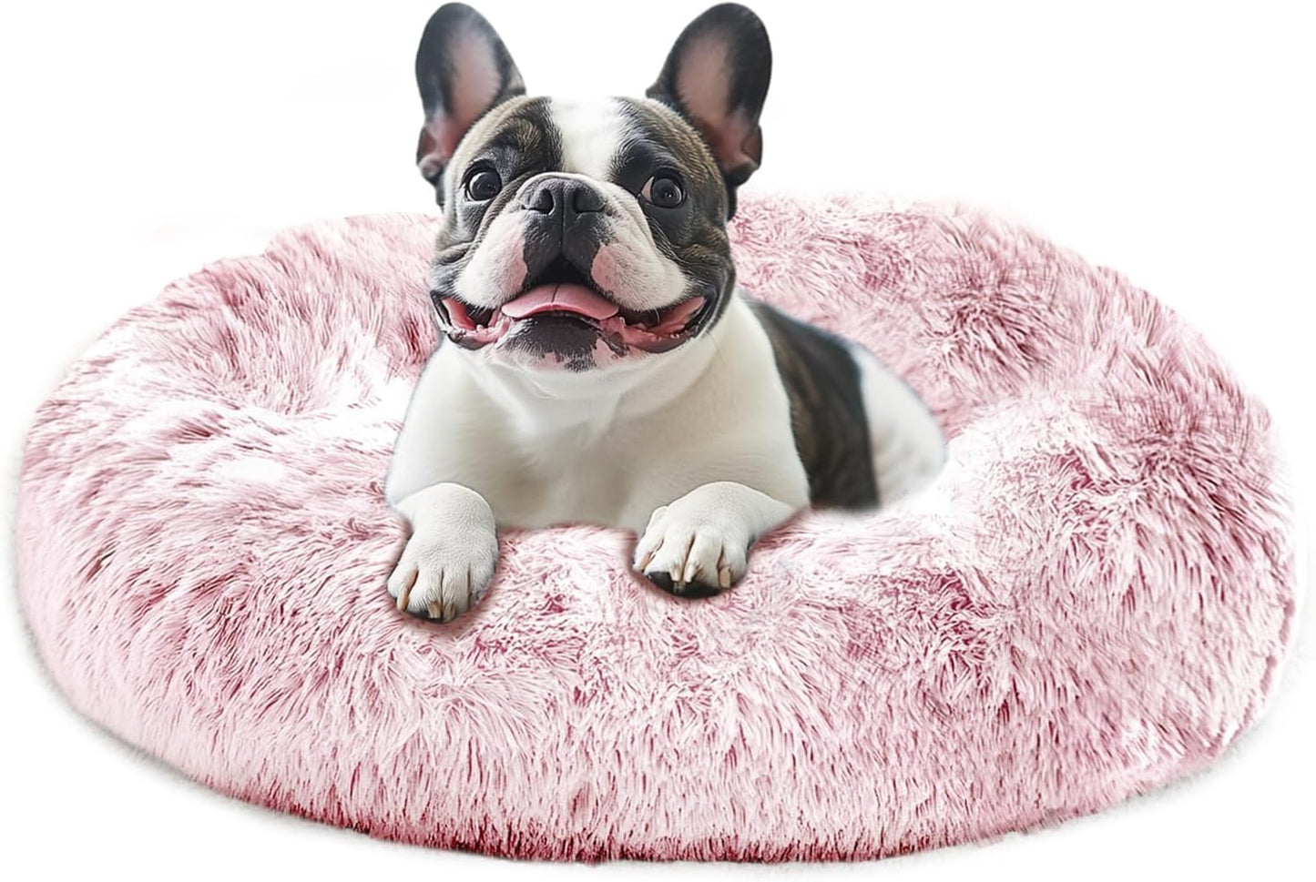 JOLLYVOGUE Large Calming Dog Bed for Ultimate Pet Comfort