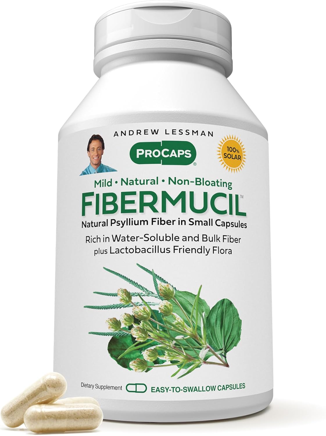 Fibermucil Capsules for Digestive Health and Regularity
