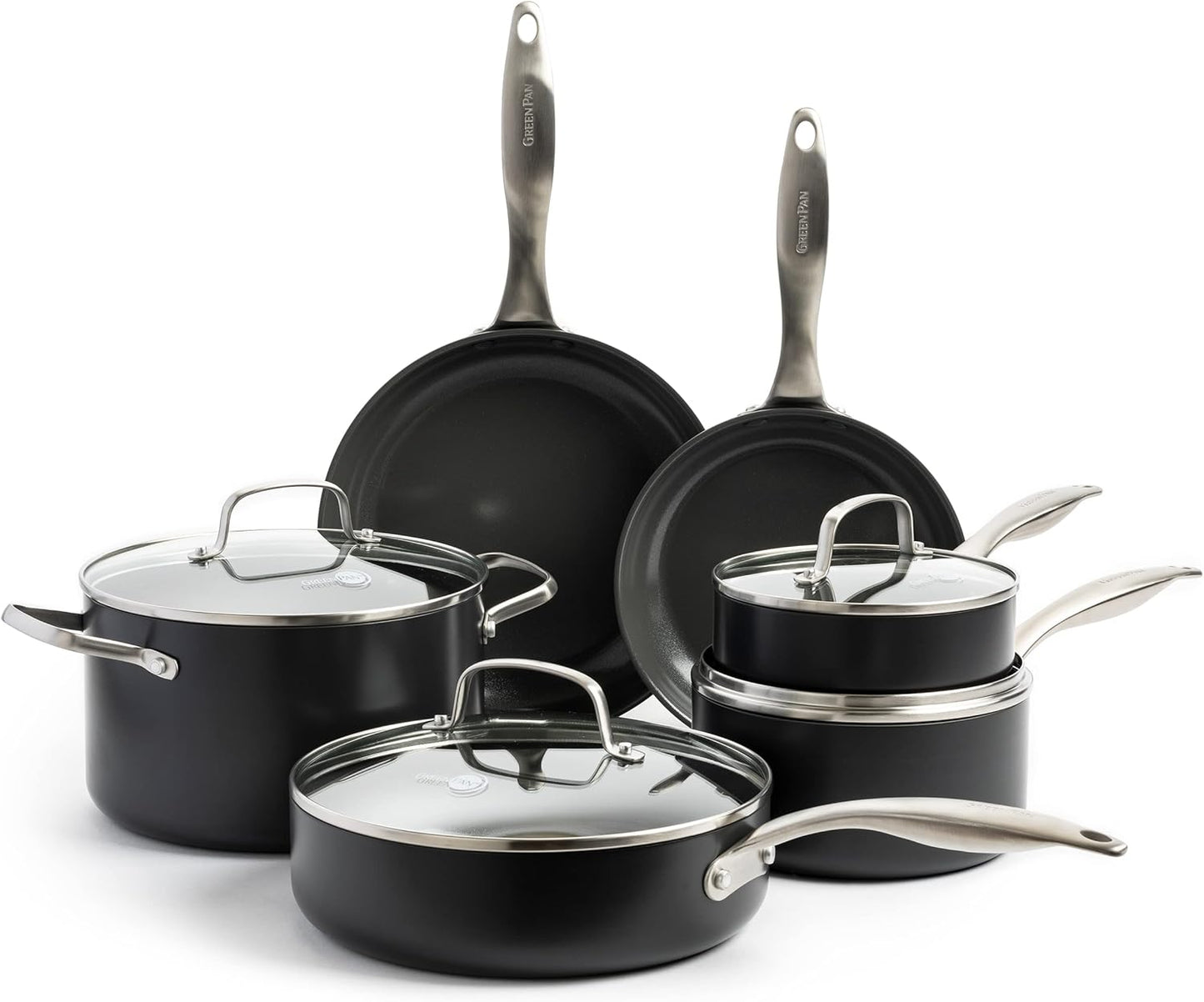GreenPan Canterbury 10 Piece Cookware Set for Healthy Cooking