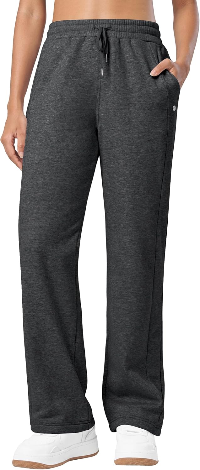 Willit Womens Fleece Lined Sweatpants for Winter Comfort